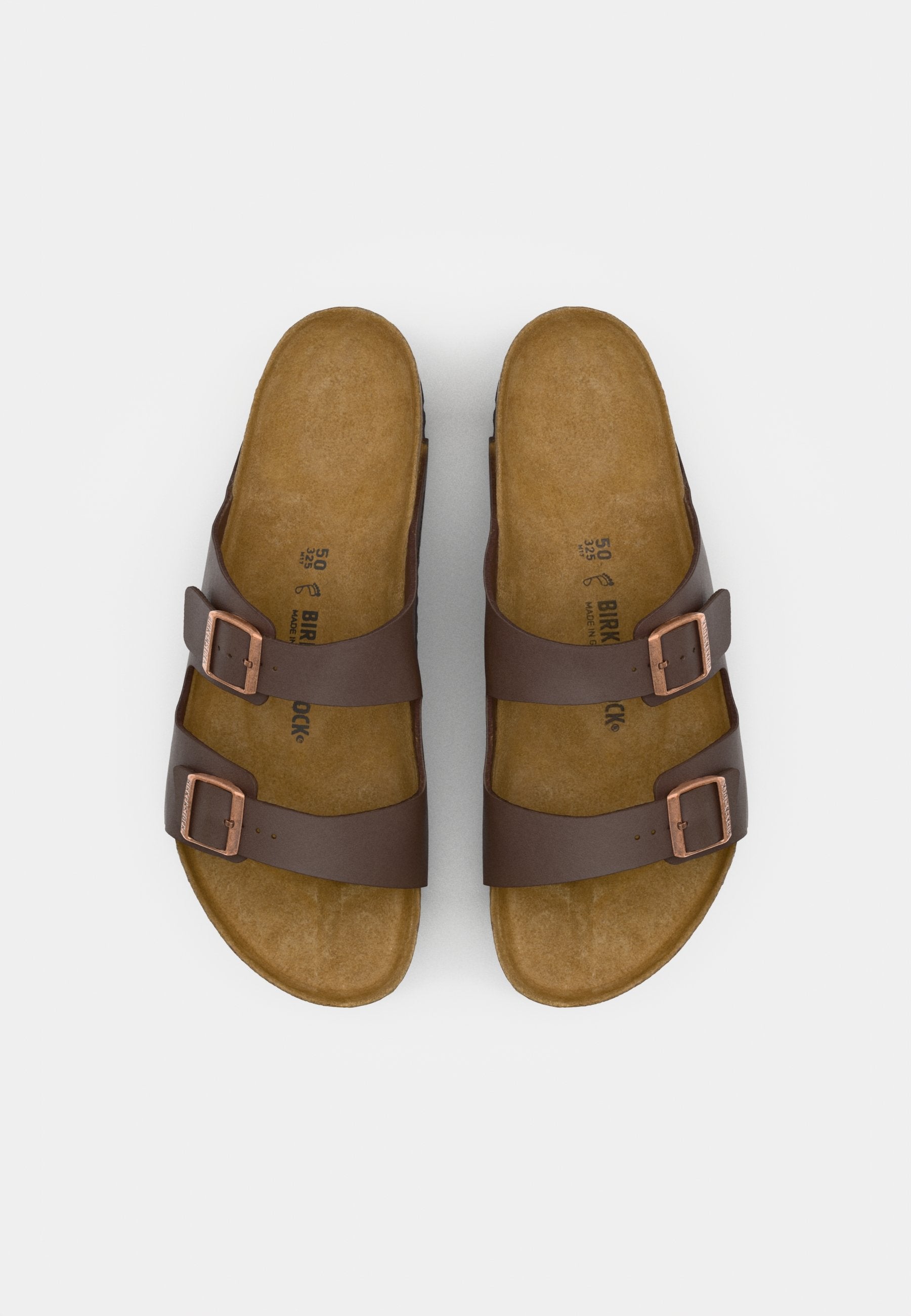 ARIZONA BF DARK BROWNN - REGULAR - Sandals - dark brown