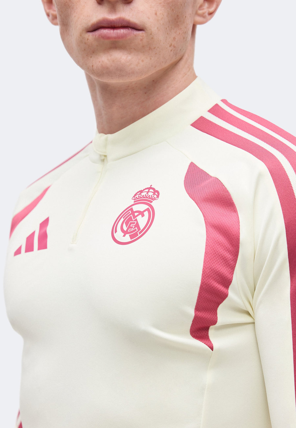 REAL MADRID TIRO26 COMPETITION TRAINING - Club wear - ivory/wild pink