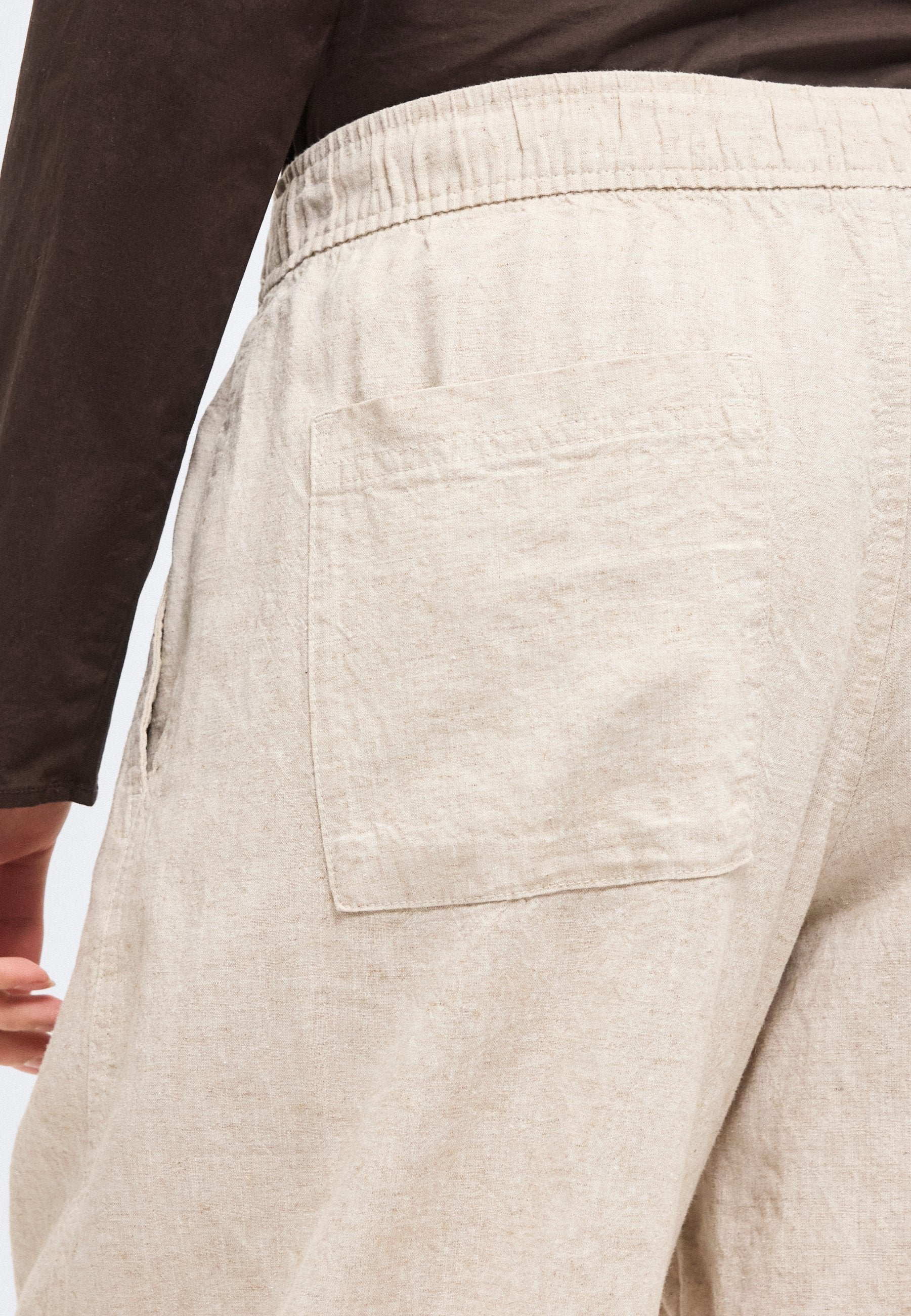 BARREL - Trousers - beige