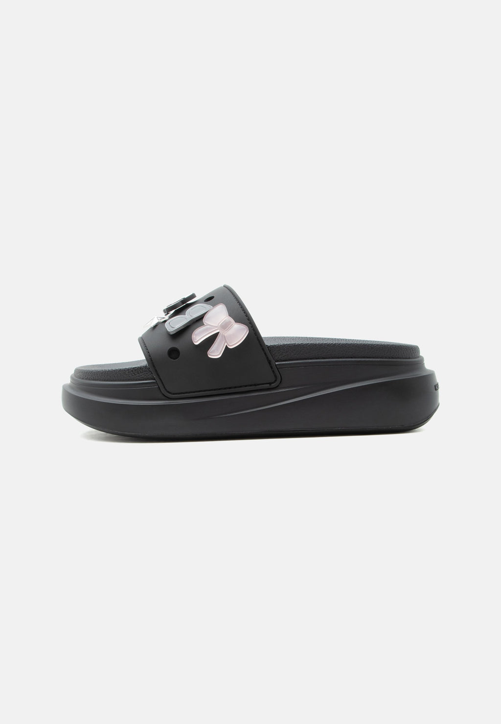 KONDOMINIUM II CHARMS SLIDE - Mules - black/silver-coloured