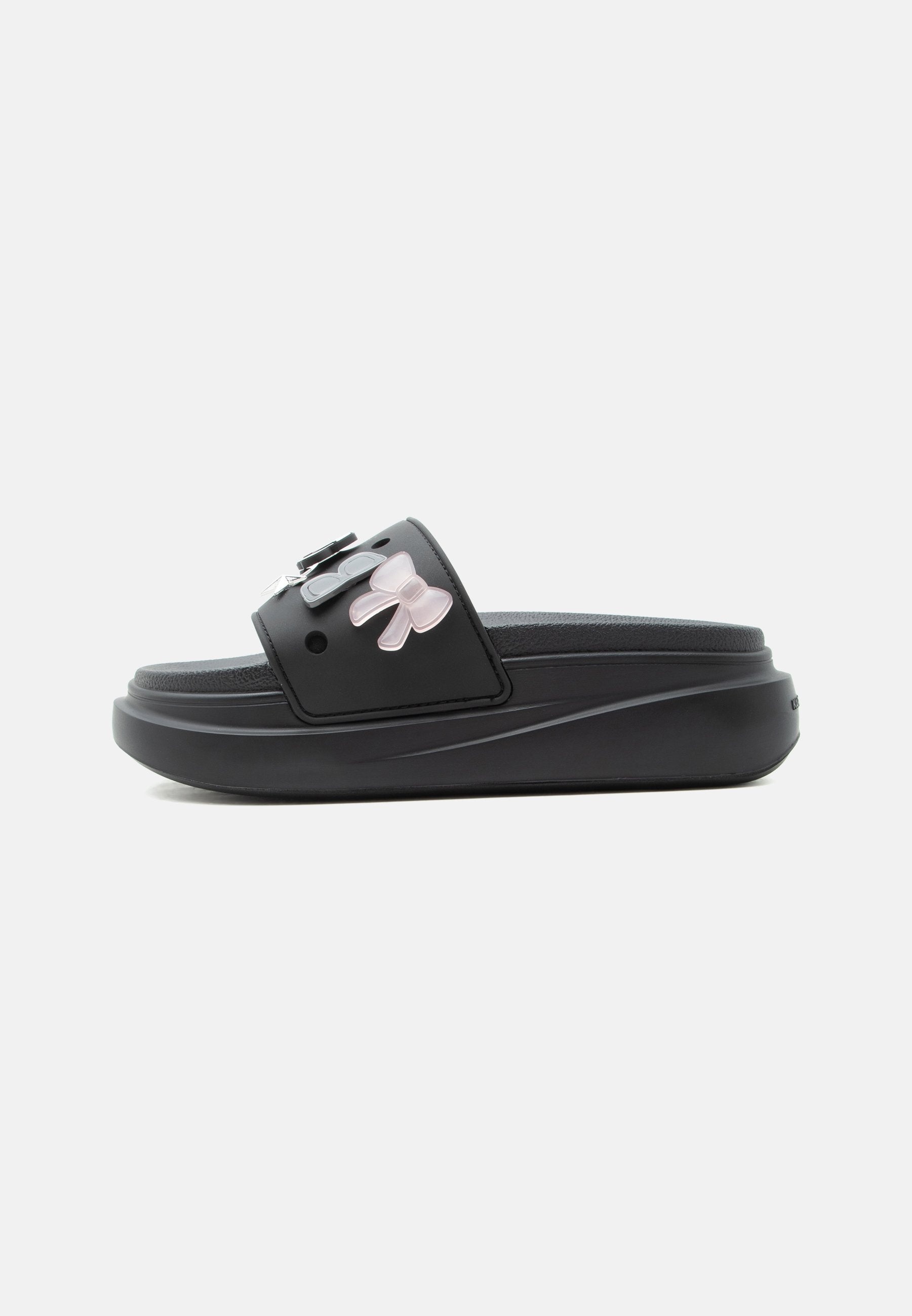 KONDOMINIUM II CHARMS SLIDE - Mules - black/silver-coloured