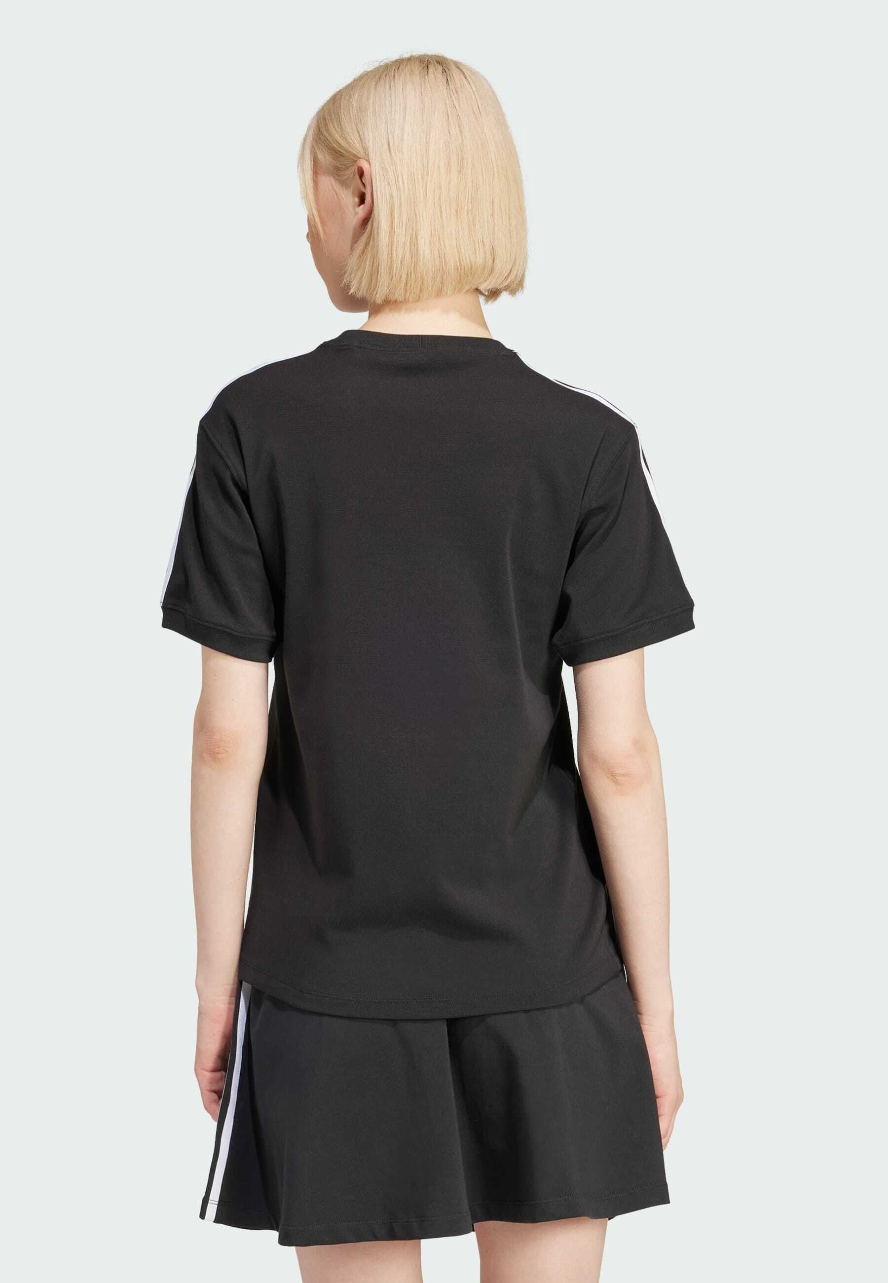 3 STRIPE  - Print T-shirt - black