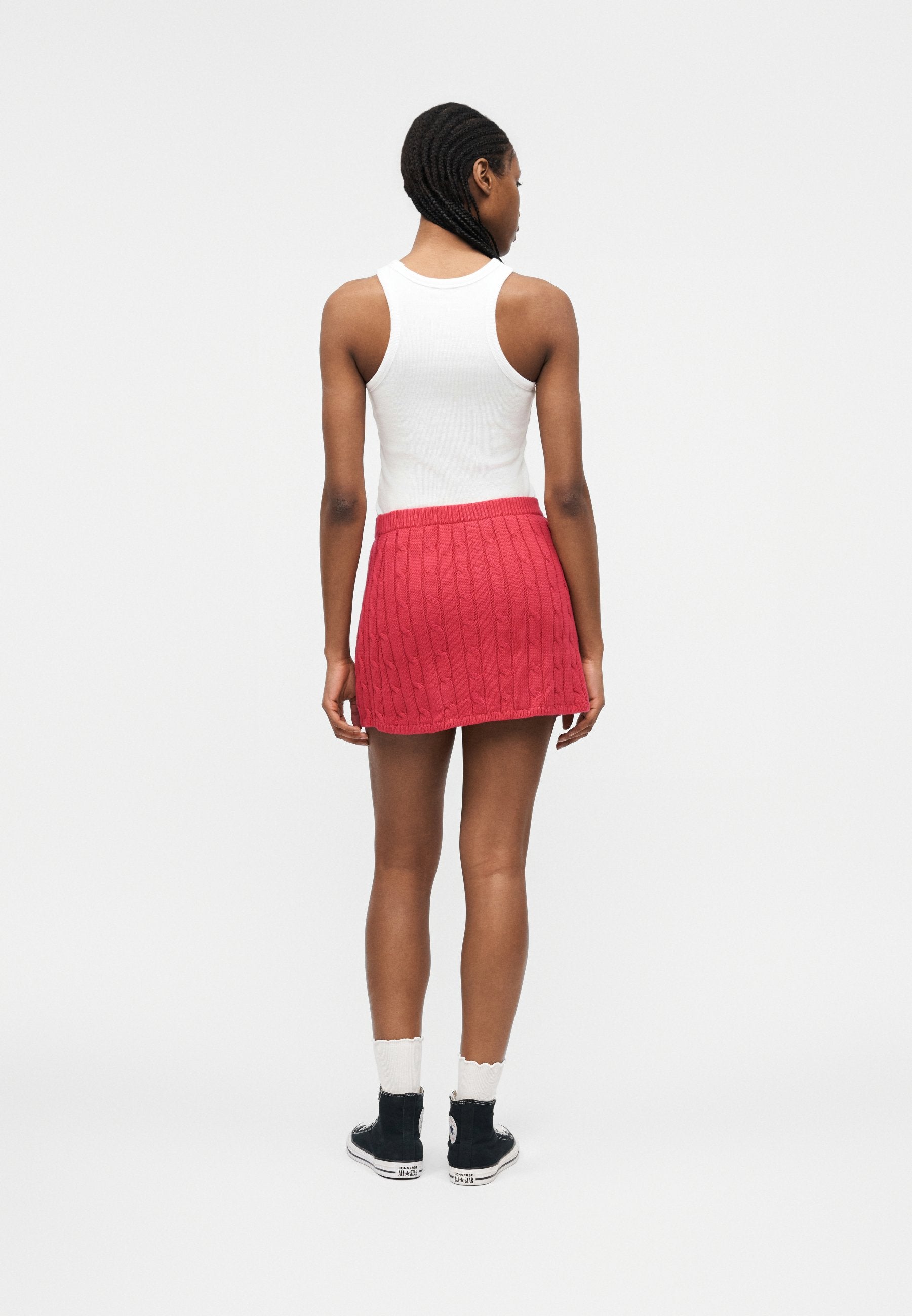CABLE MINI SKORT - Skort - chakra red
