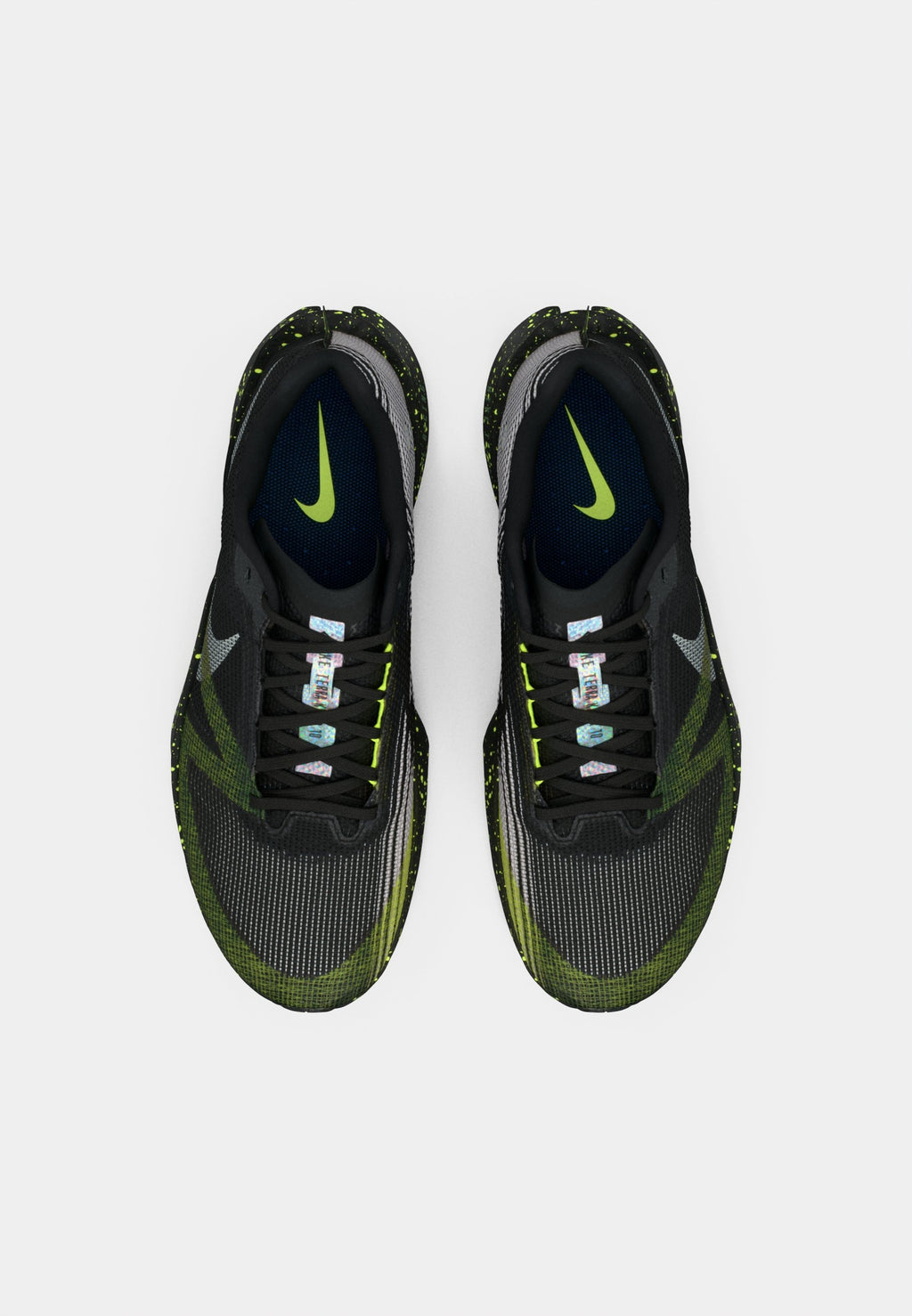 TERRA KIGER 10 - Chaussures de trail running - noir/phantom/volt ice/tattoo/violet platine