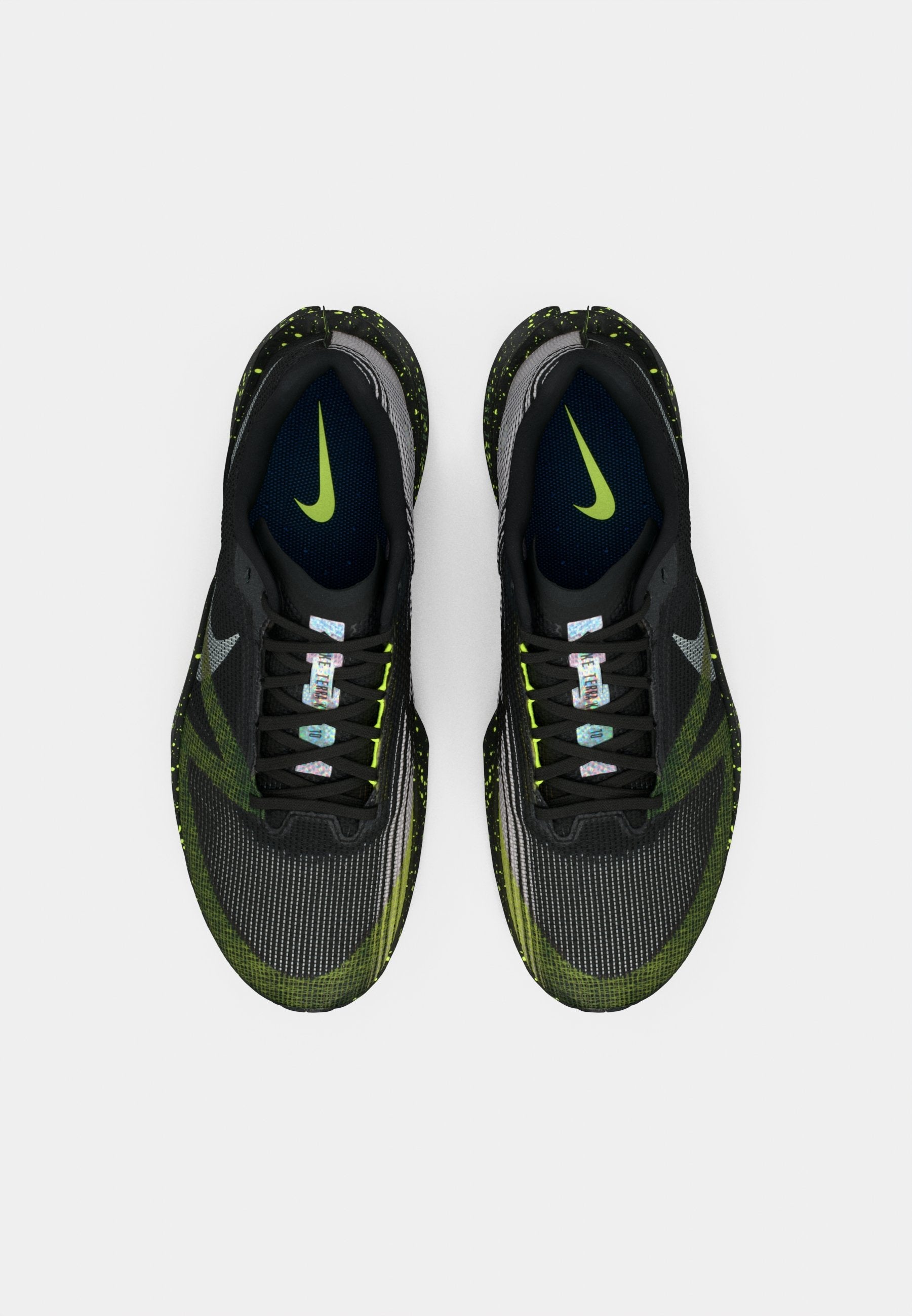 TERRA KIGER 10 - Chaussures de trail running - noir/phantom/volt ice/tattoo/violet platine