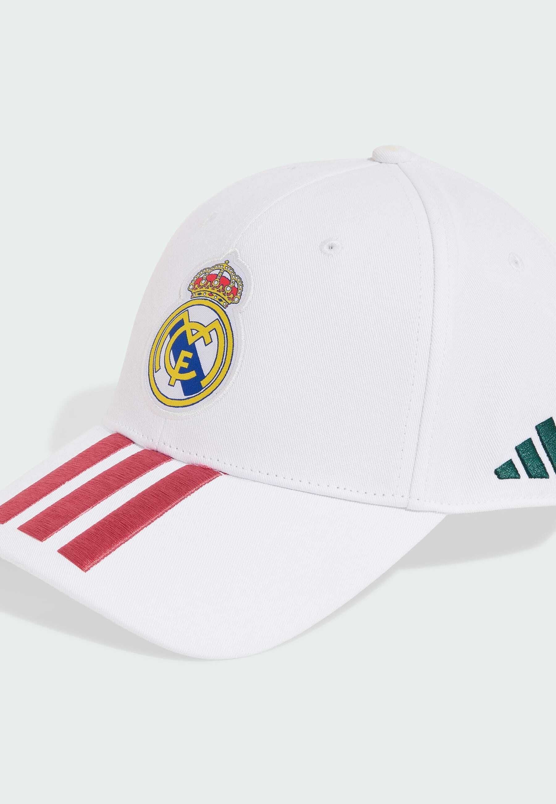 REAL MADRID BASEBALL CAP UNISEX - Club wear - white   wild pink