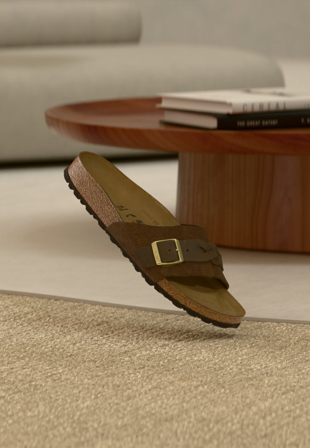 OITA BRAIDED NARROW - Sandals - carafe