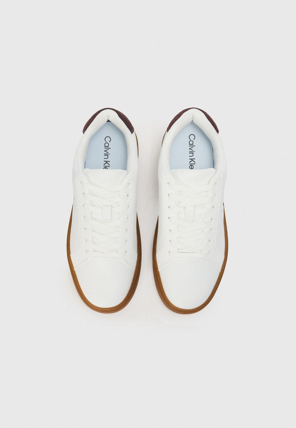 CLASSIC CUPSOLE LACEUP LTH - Spor ayakkabı - parlak beyaz/bordo/gum