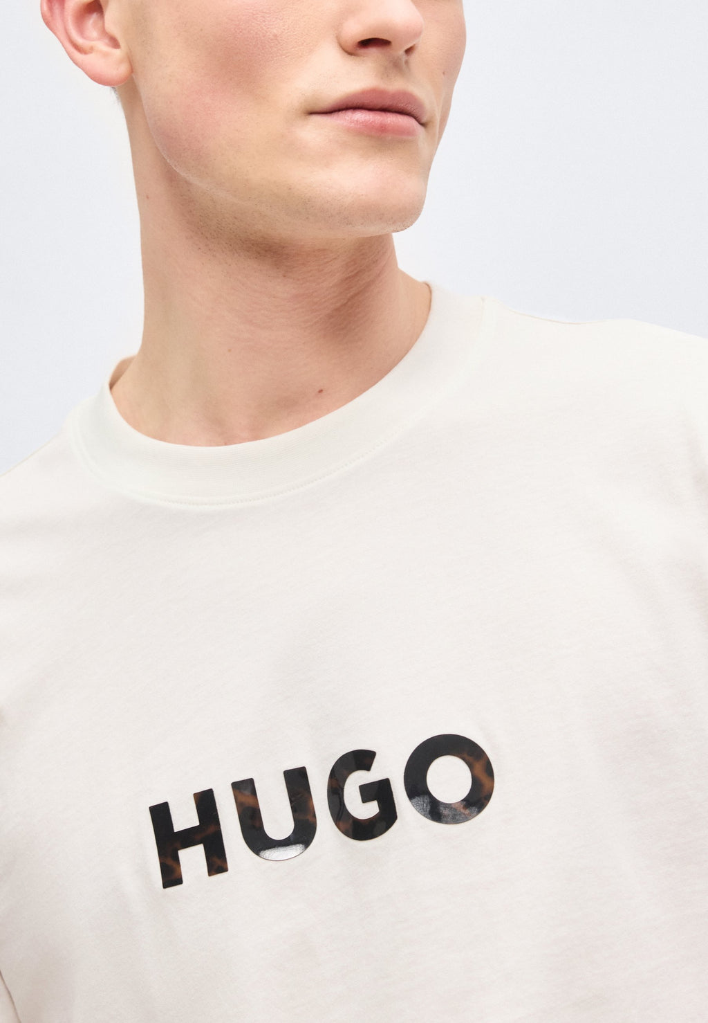 DUMEO - Print T-shirt - natural