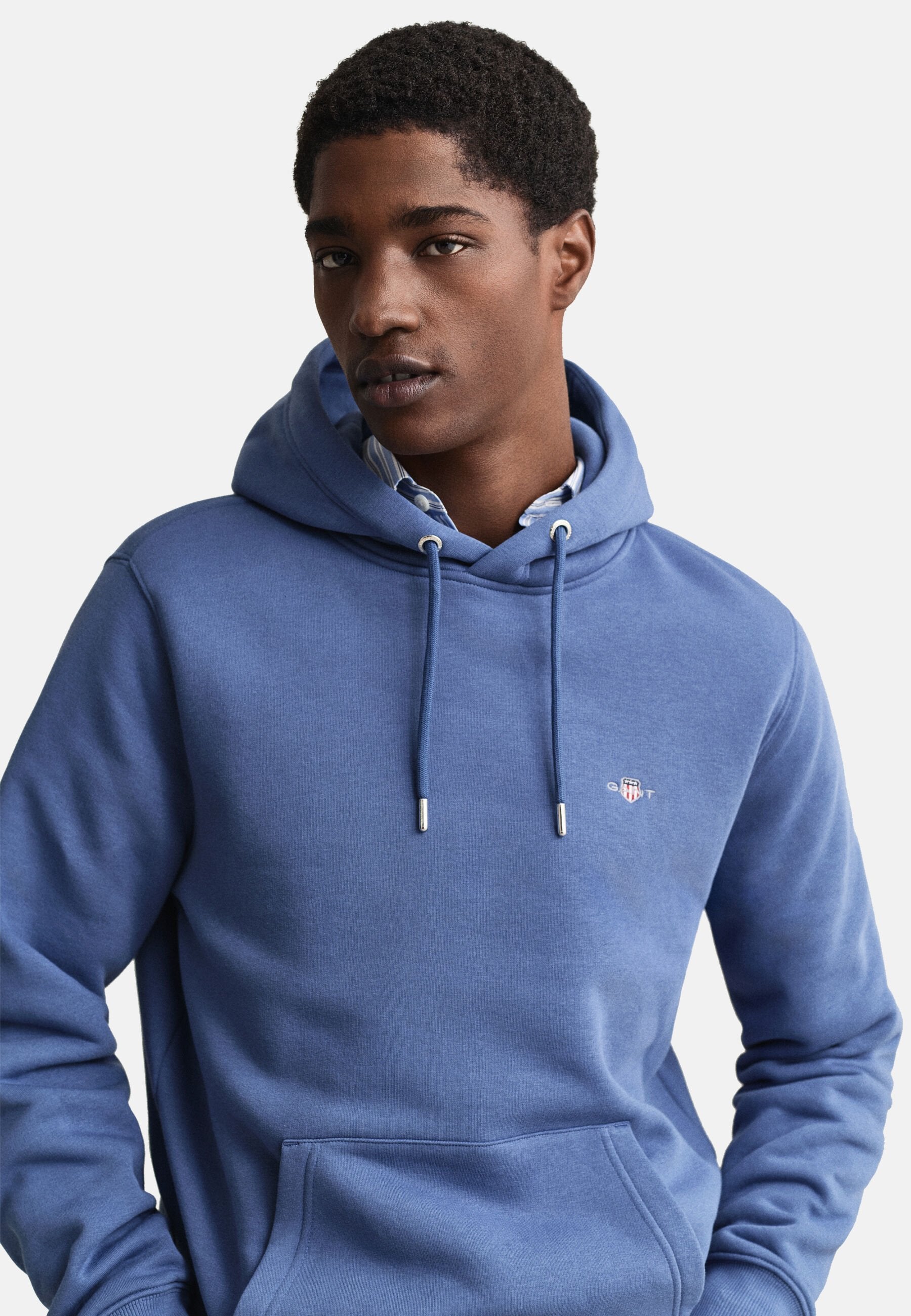 Kapüşonlu sweatshirt - nostaljik mavi