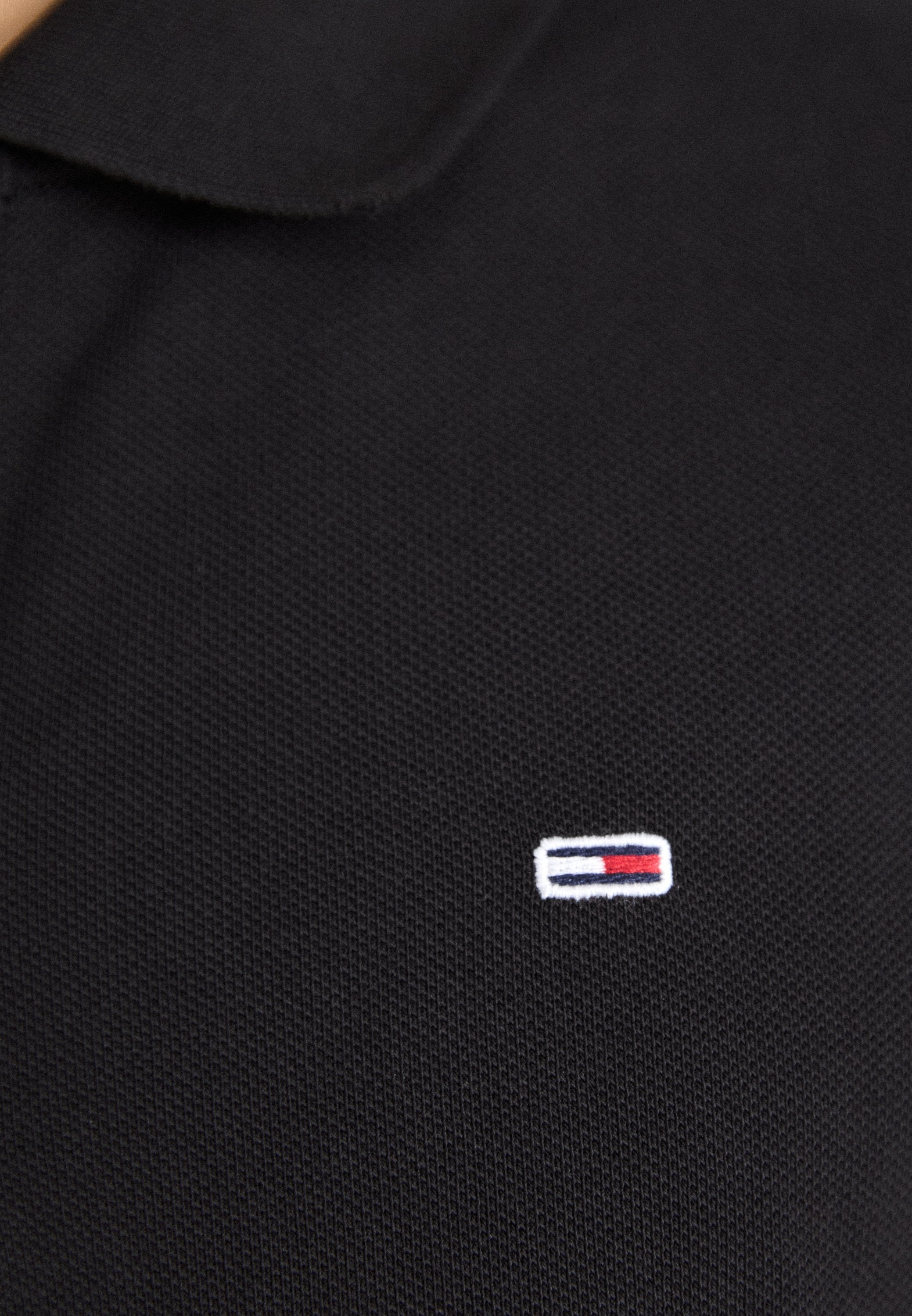 SLIM FIT PIQUE POLO SHIRT - Polo shirt - black