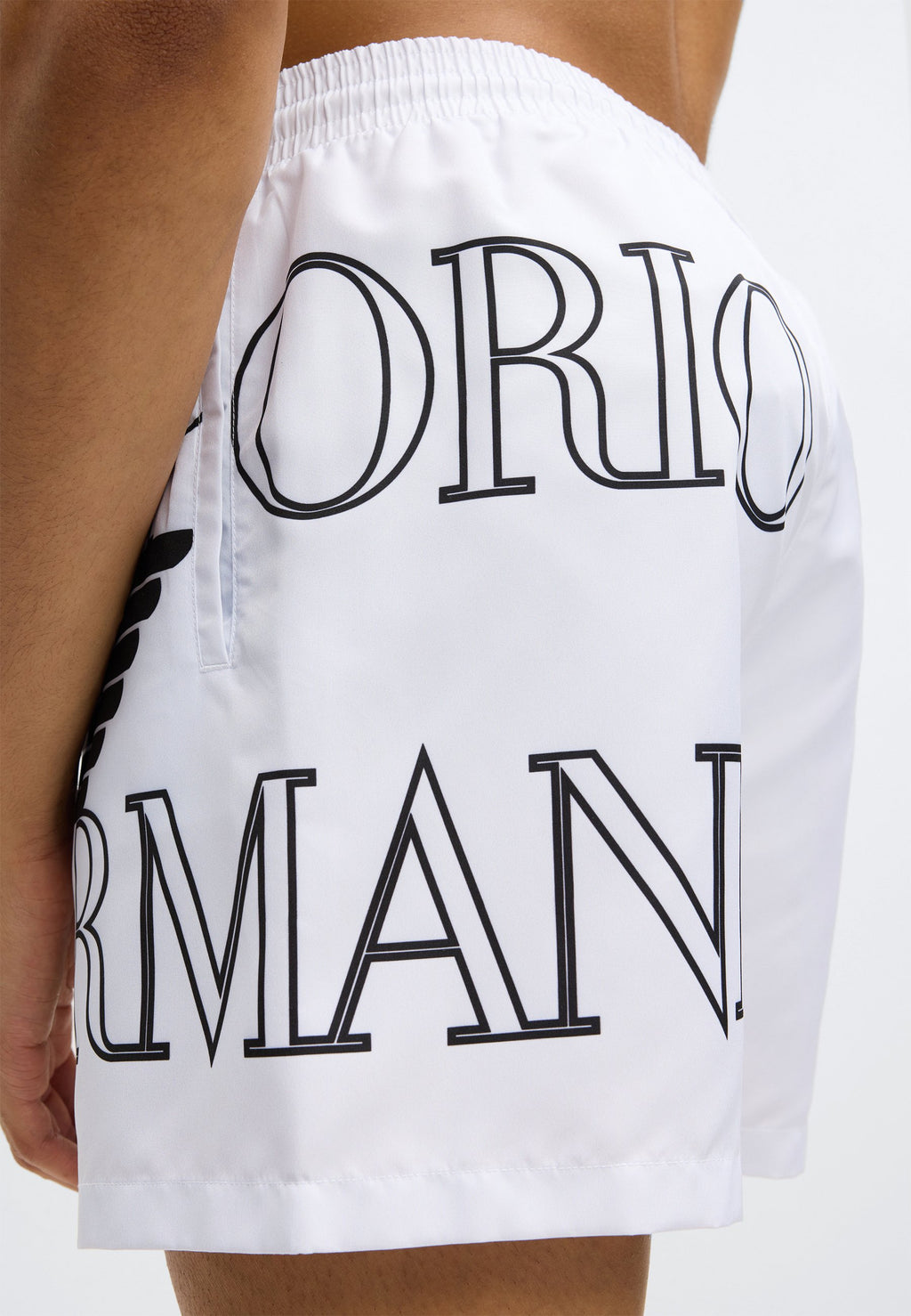 BOLD LOGO BOXER - Swimming shorts - white