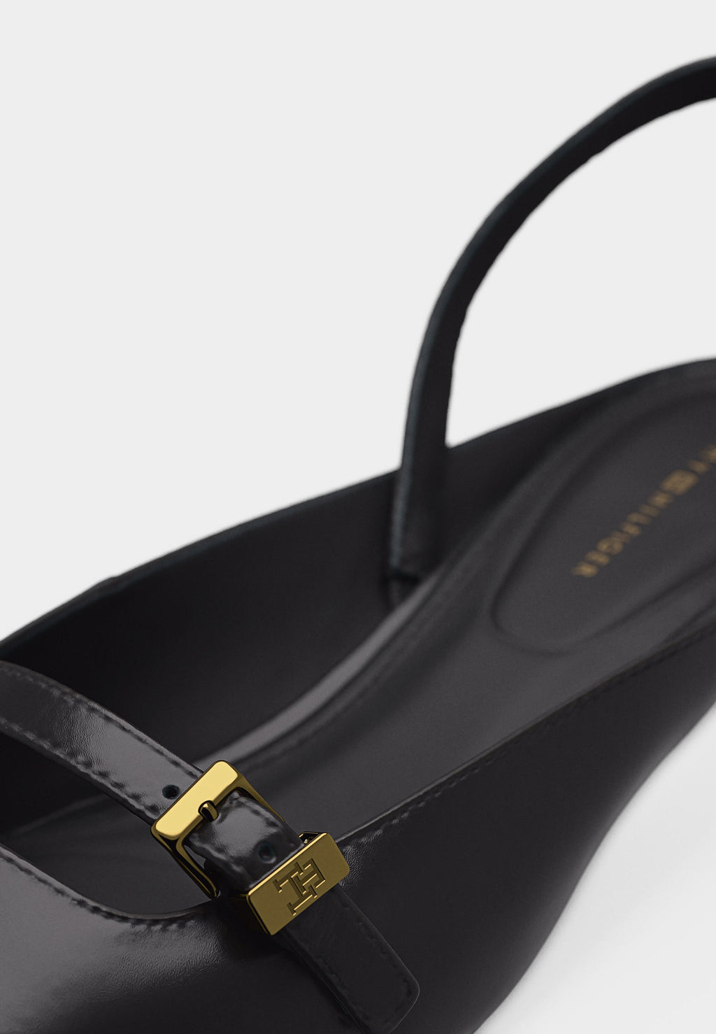 BUCKLE KITTEN SLINGBACK - Slingback ballet pumps - black