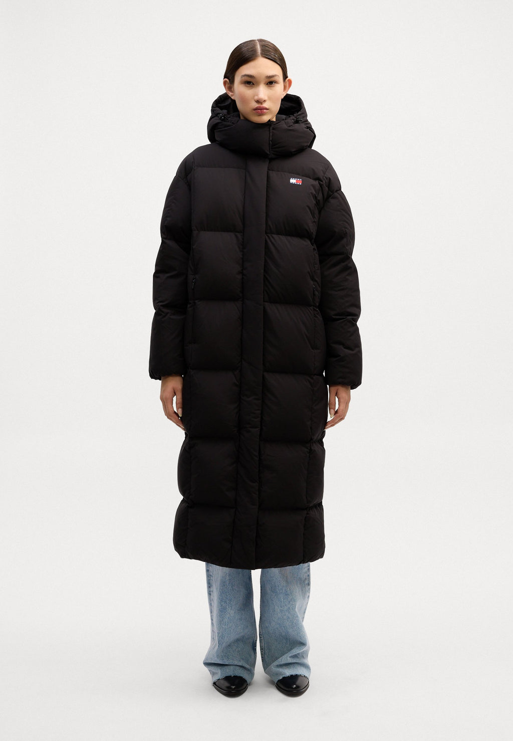 ALASKA GRID   - Down coat - black