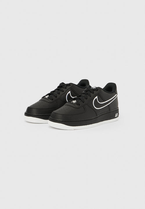 AIR FORCE 1 UNISEX - Trainers - black/white/silver-coloured