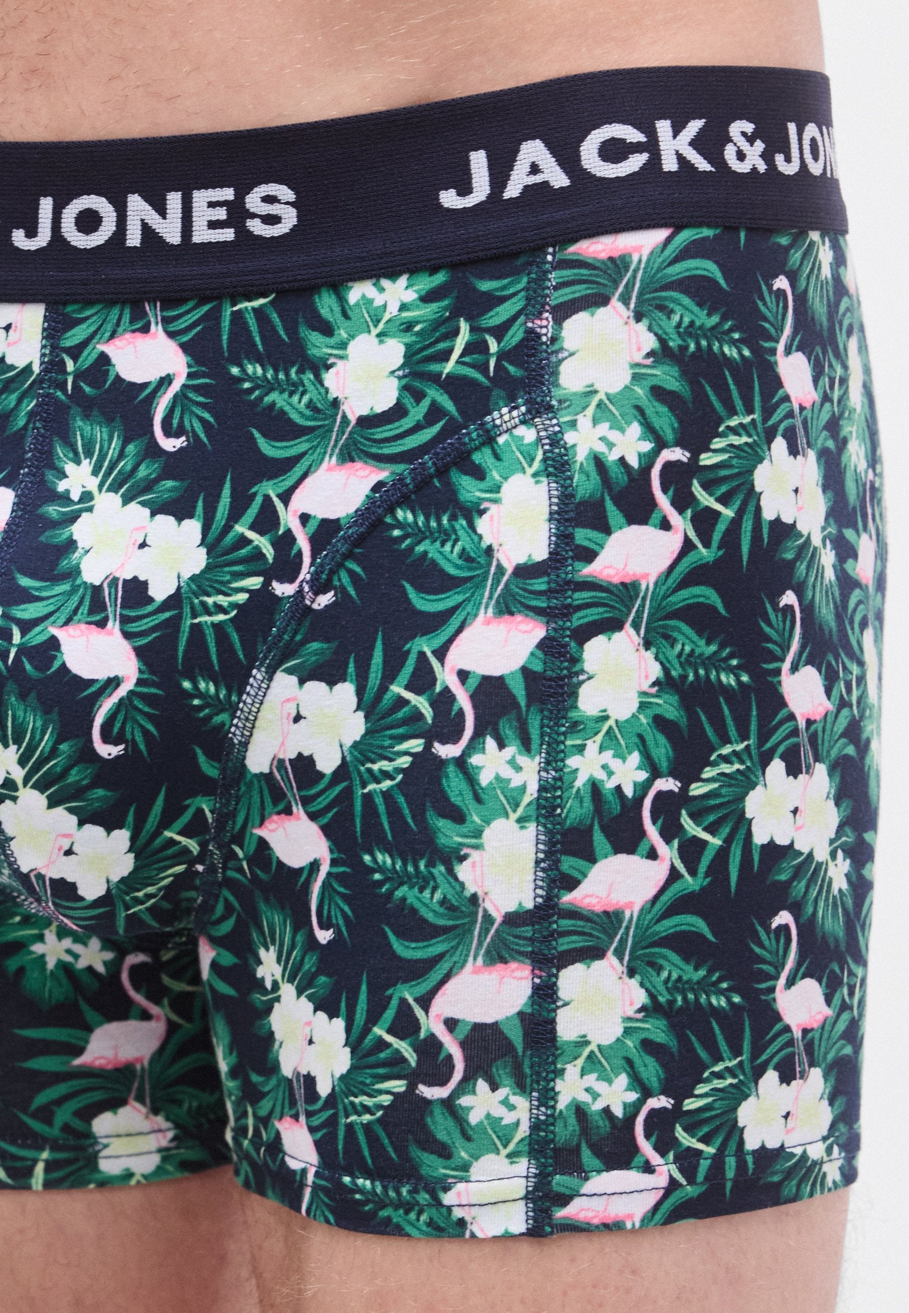 JACFLAMINGO FLOWER TRUNKS 7 PACK - شورتات - أسود/سماء كابتن