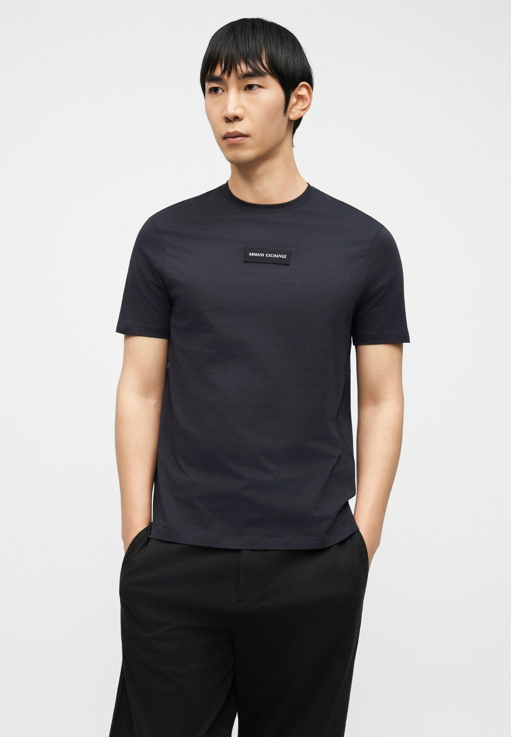 T-SHIRT SLIM FIT - Basic T-shirt - deep navy