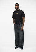 PLACHET UNISEX - Print T-shirt - black/gold-coloured