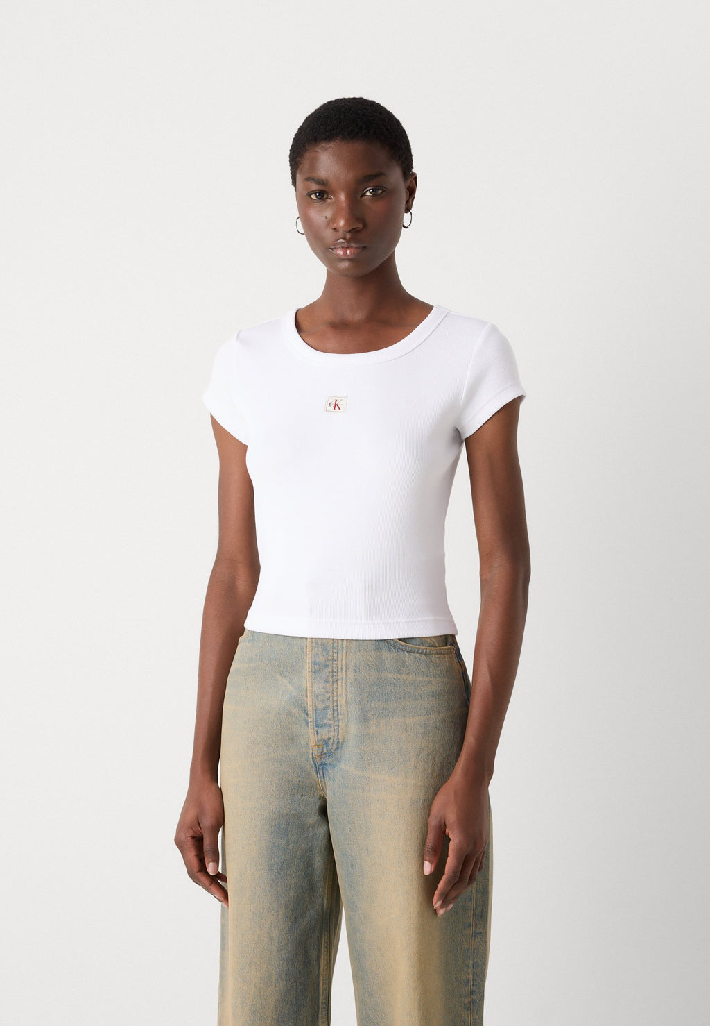 LABEL  - Basic T-shirt - brilliant white