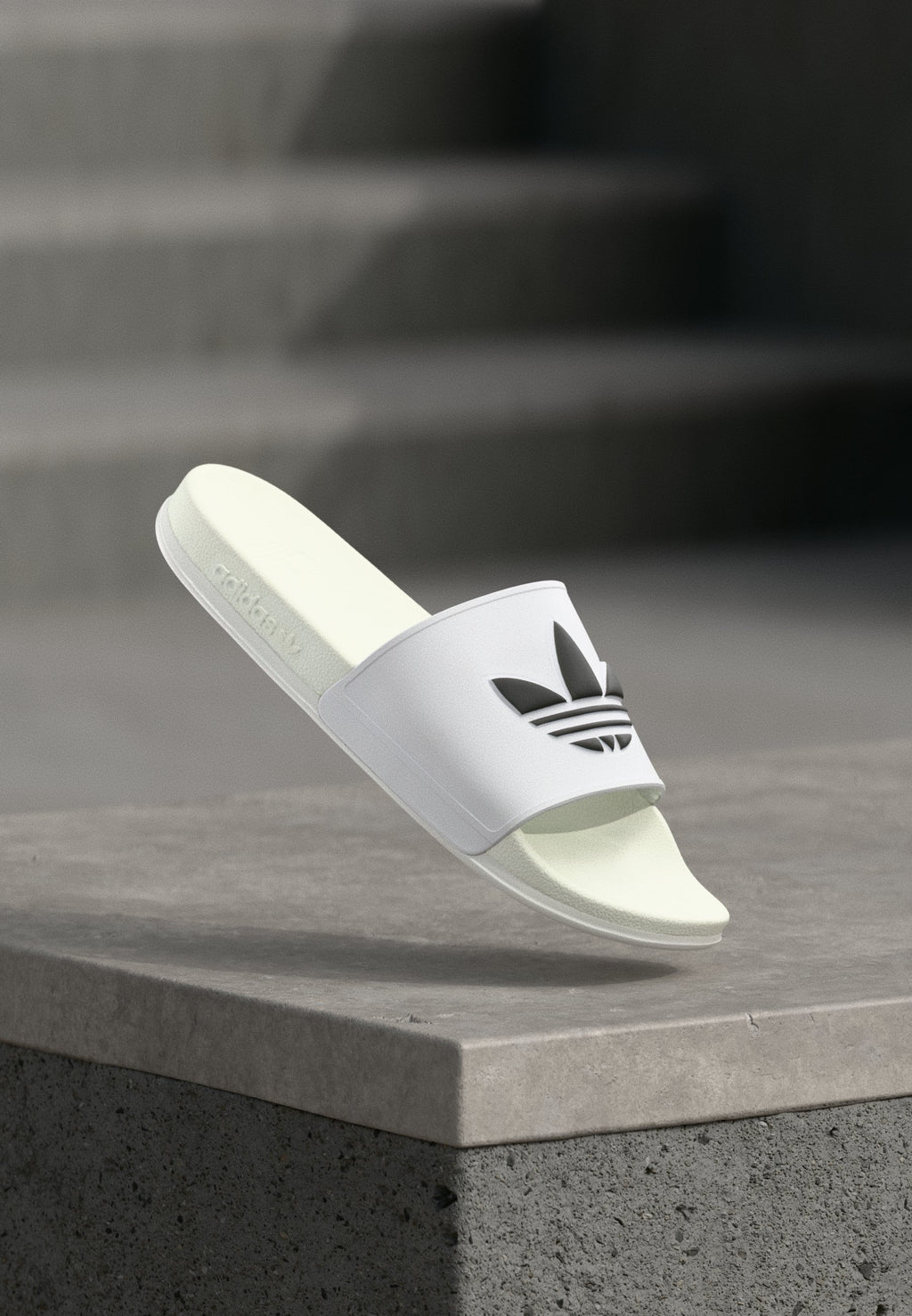 ADILETTE OG UNISEX - Pool slides - footwear white/core black
