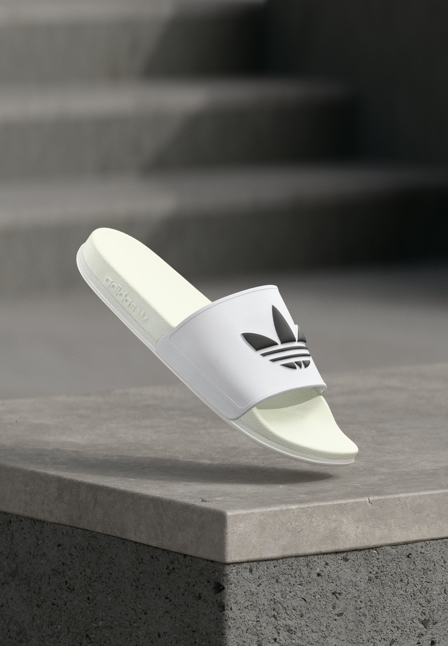 ADILETTE OG UNISEX - Pool slides - footwear white/core black