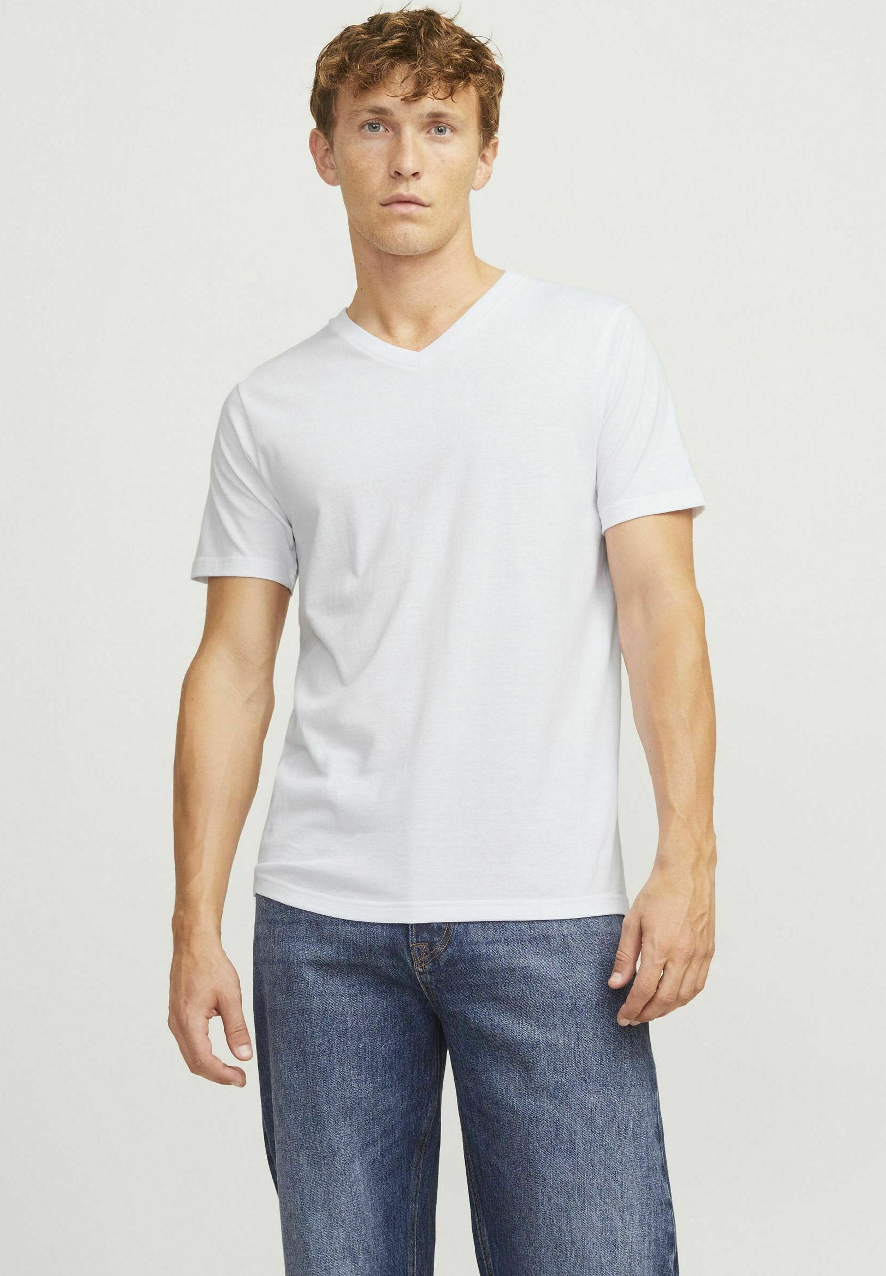 3-pack Plain - Basic T-shirt - white