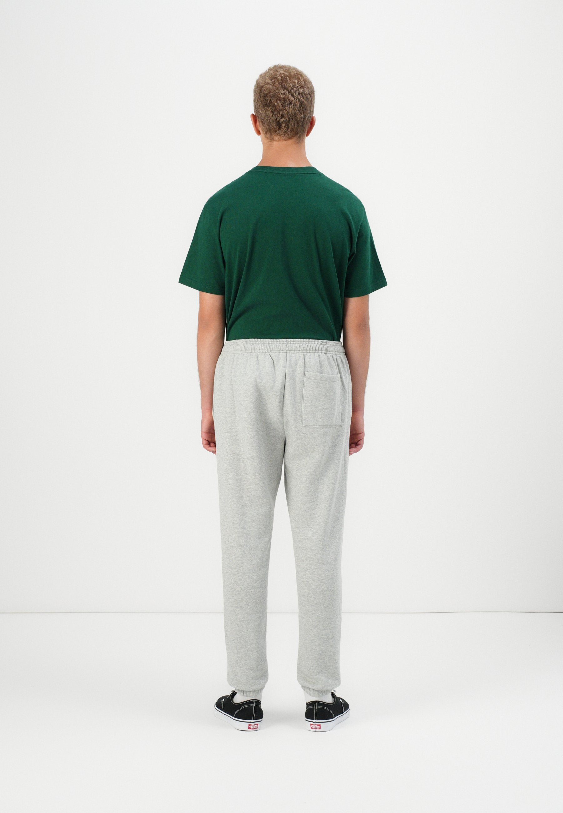 HERITAGE LOGO - Tracksuit bottoms - light heather grey