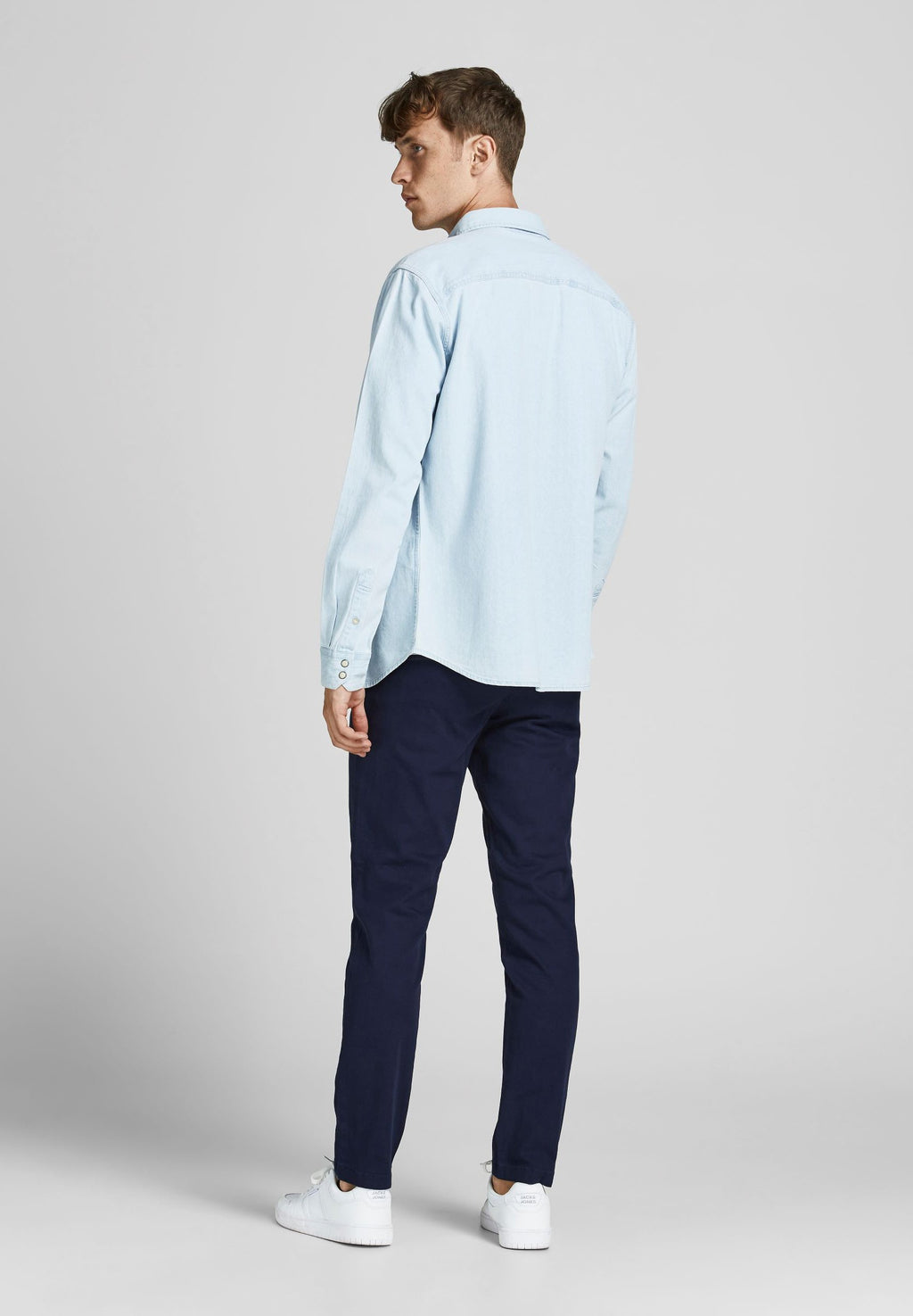 JPSTMARCO JJDAVE NOOS - Chinos - navy blazer