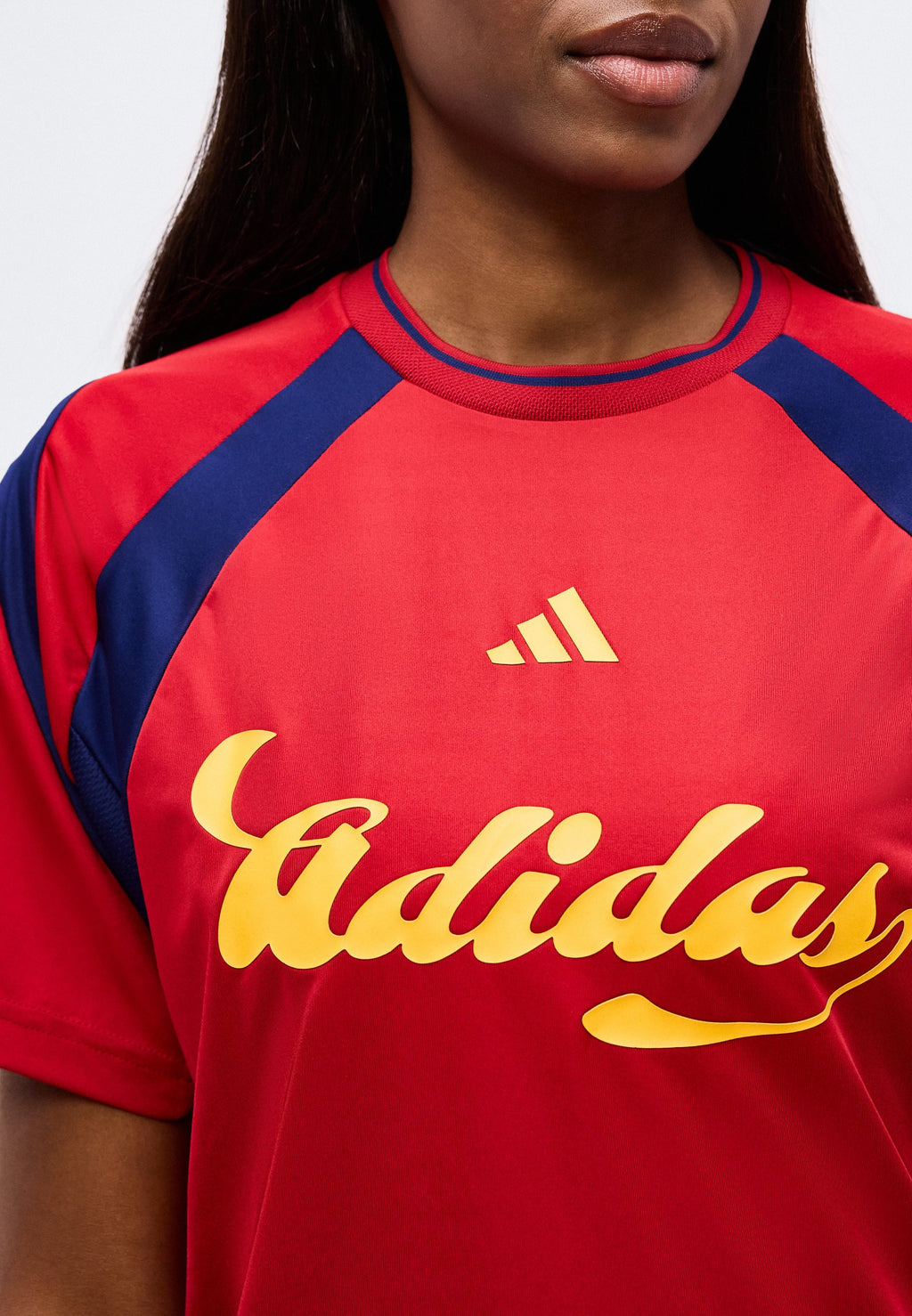 TEE - Print T-shirt - team power red/dark blue/crew yellow