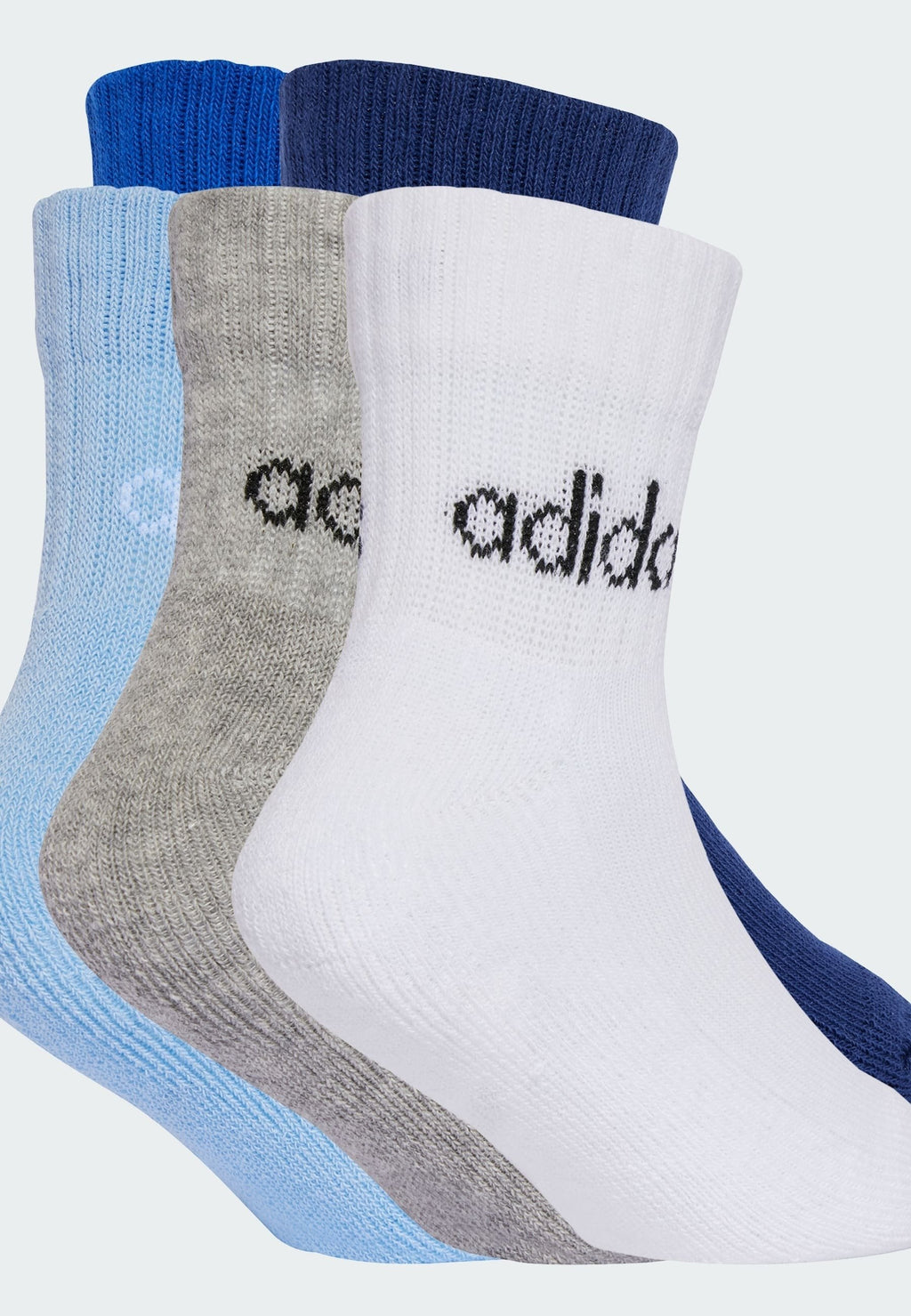 UNISEX 5 PACK - Sports socks - dark blue   royal blue   glow blue   medium grey heather