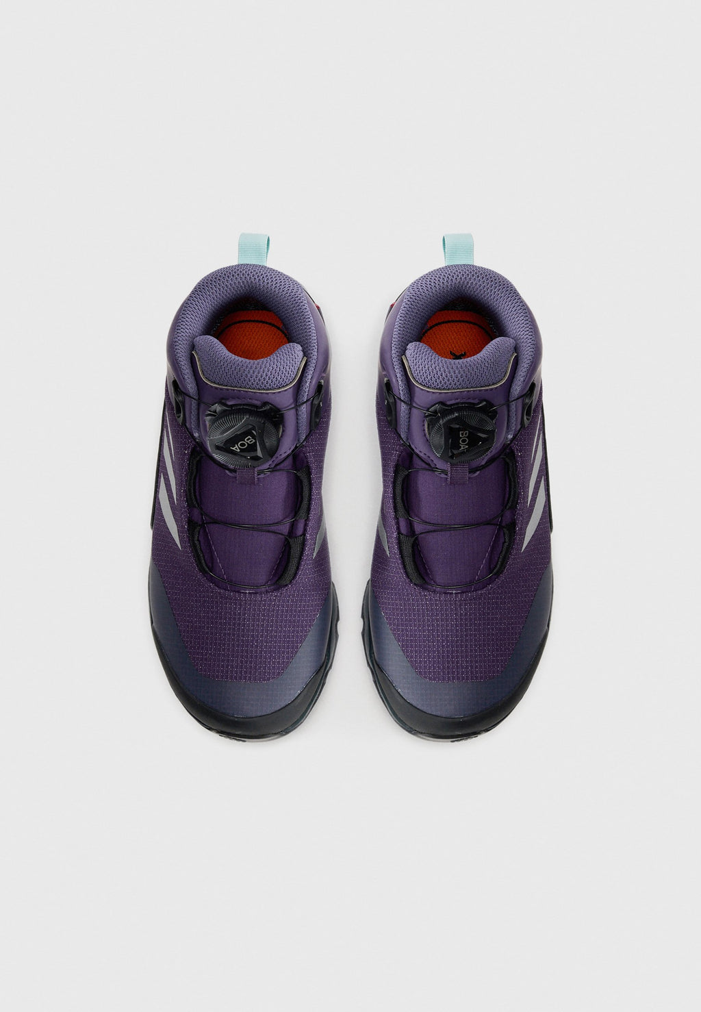 WINTER MID BOA R RDY K - Hiking shoes - aurora plum/matte silver-coloured/core black