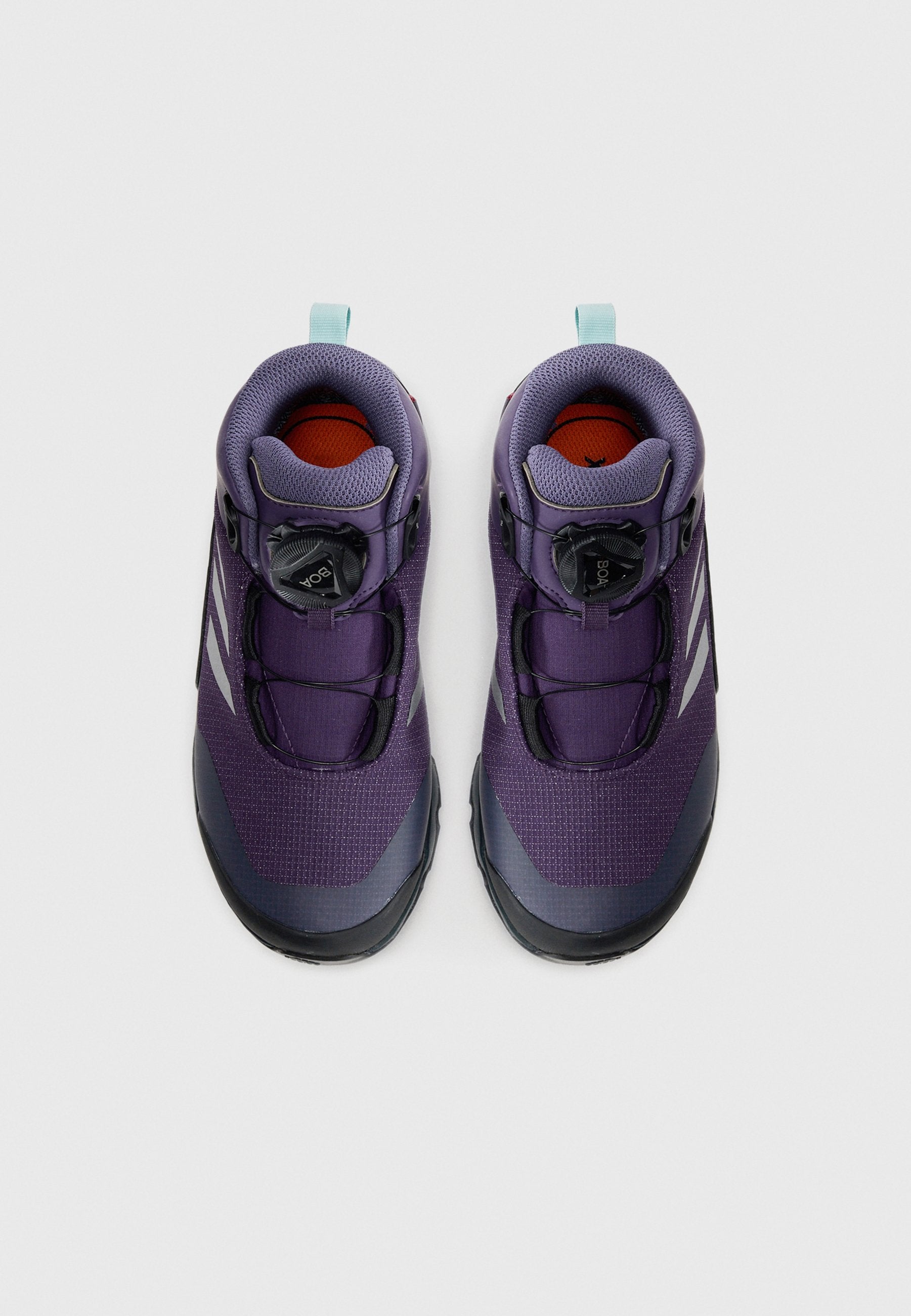 WINTER MID BOA R RDY K - Hiking shoes - aurora plum/matte silver-coloured/core black