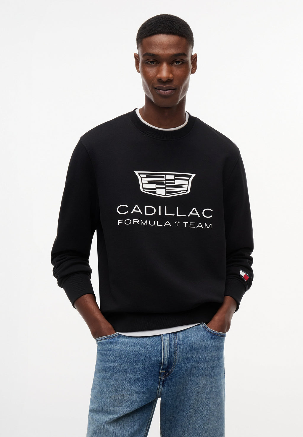 TH X CADILLAC FORMULA 1 TEAM LOGO CREWNECK UNISEX - Sweat-shirt - black