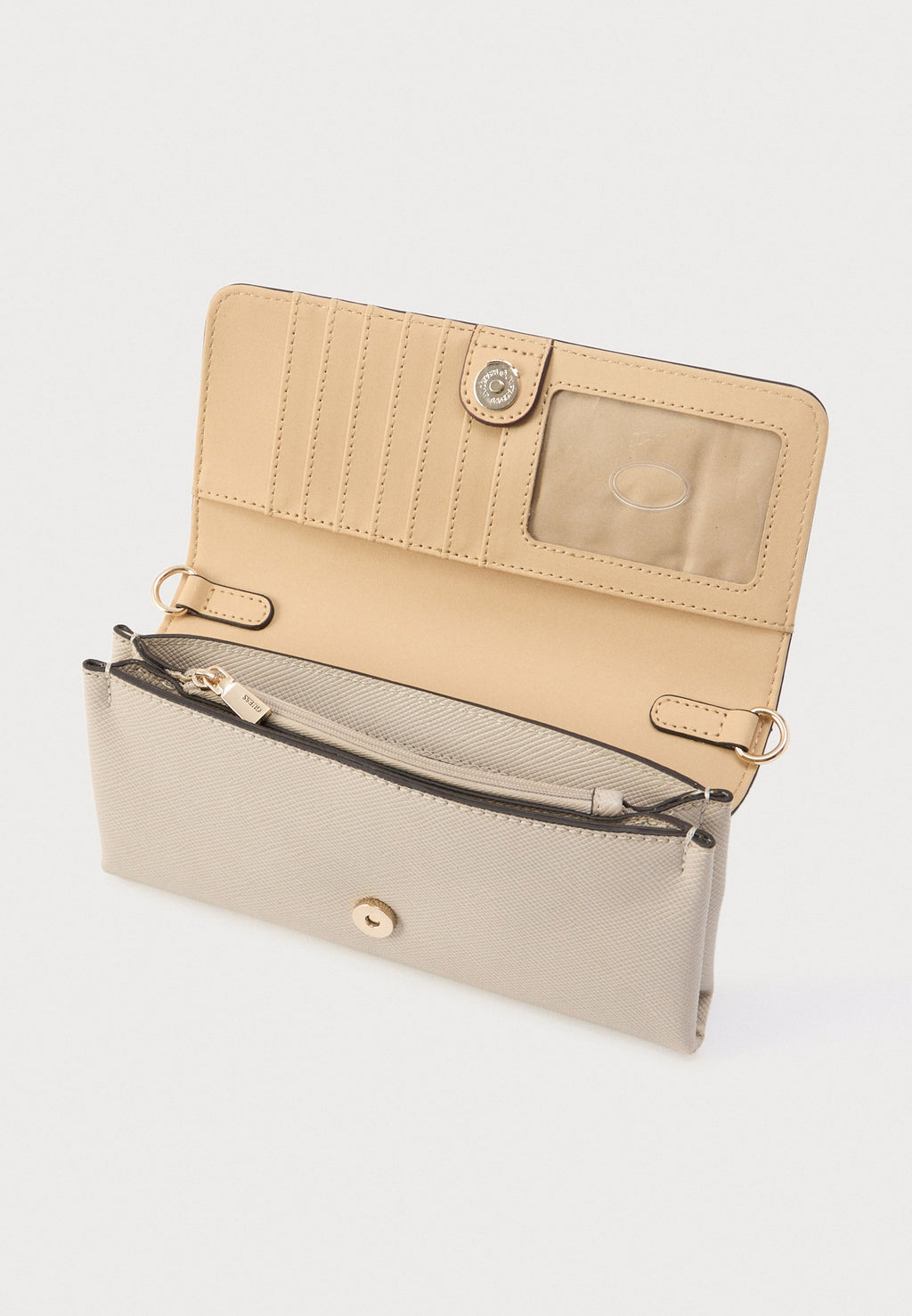 NOELLE FLAP ORGANIZER - Cross body bag - taupe