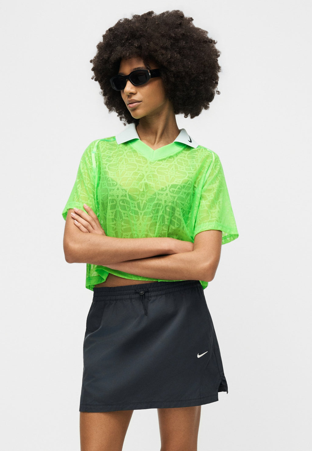 STREET  - Polo shirt - green strike/pure platinum/black