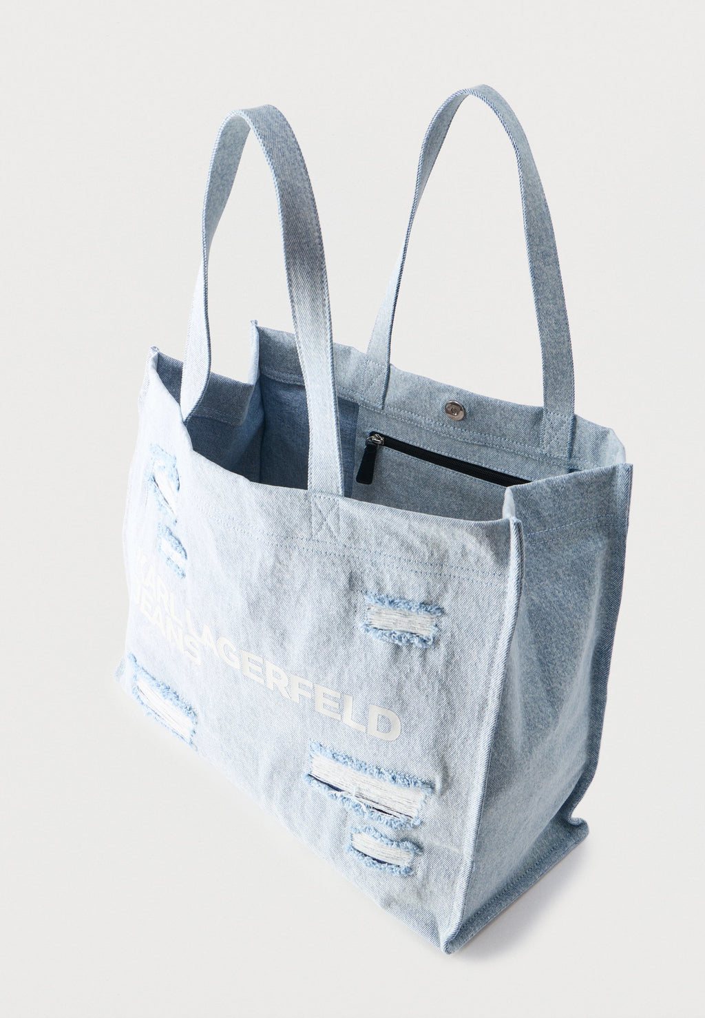 DISRUPTED - Tote bag - washed blue