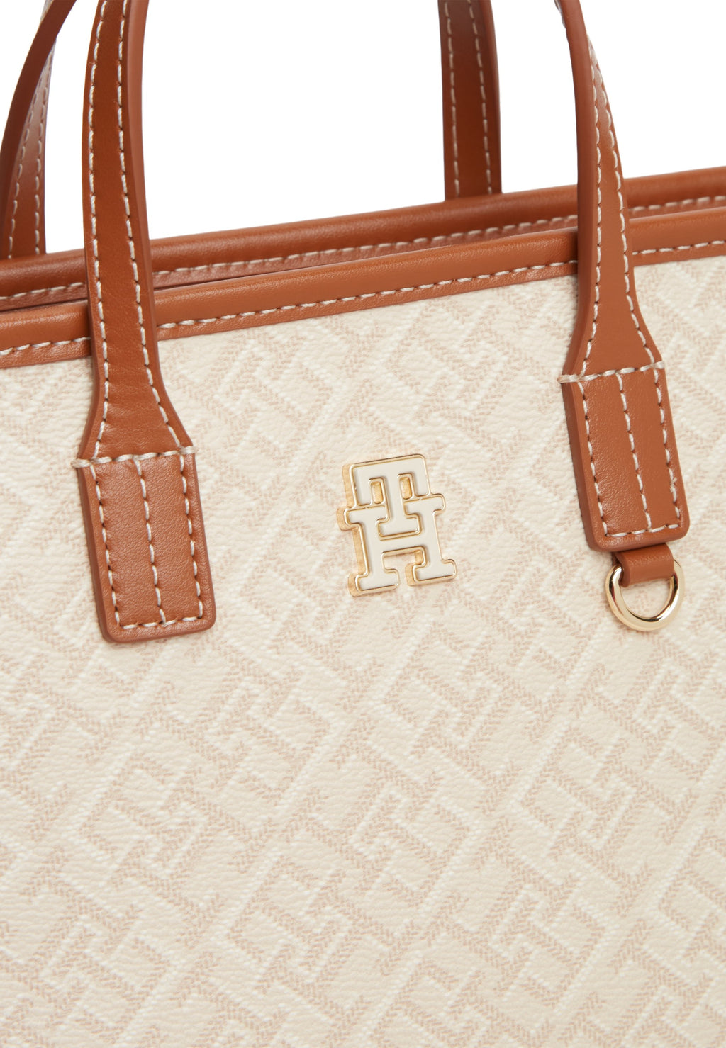 TH MONOPLAY CROSSBODY TOTE BAG - حقيبة يد - بيج