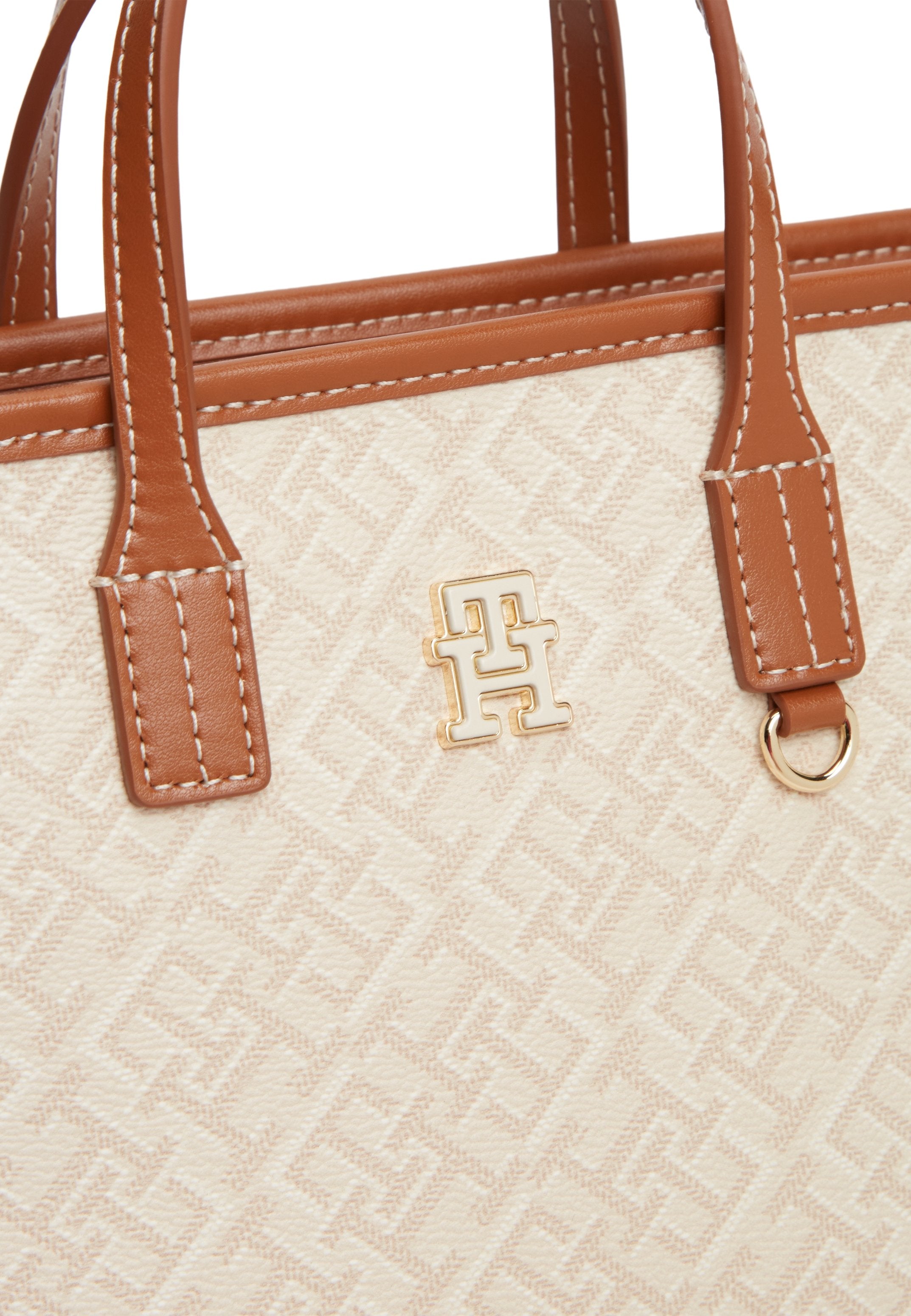TH MONOPLAY CROSSBODY TOTE BAG - حقيبة يد - بيج