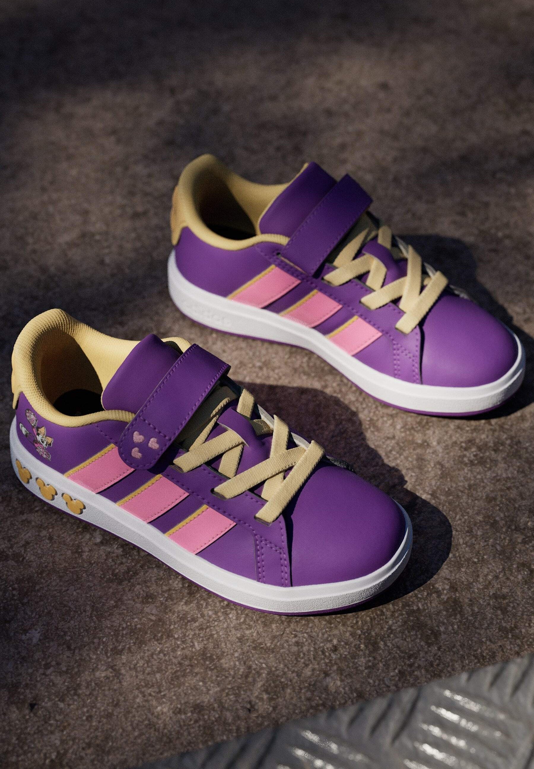 GRAND COURT MINNIE EL K - Walking trainers - active purple/st tropic bloom/ftwr white
