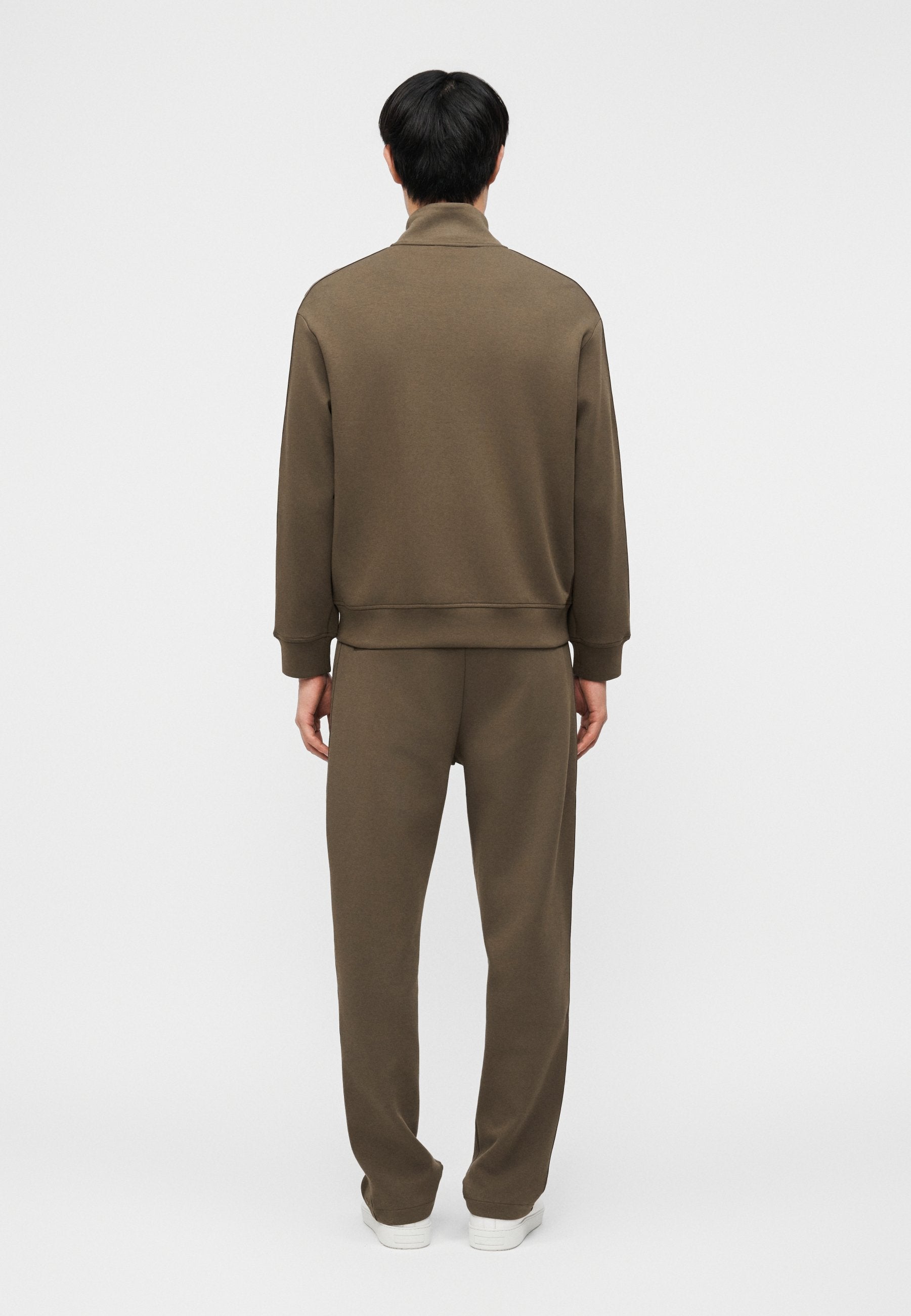 Zip-up sweatshirt - major brown