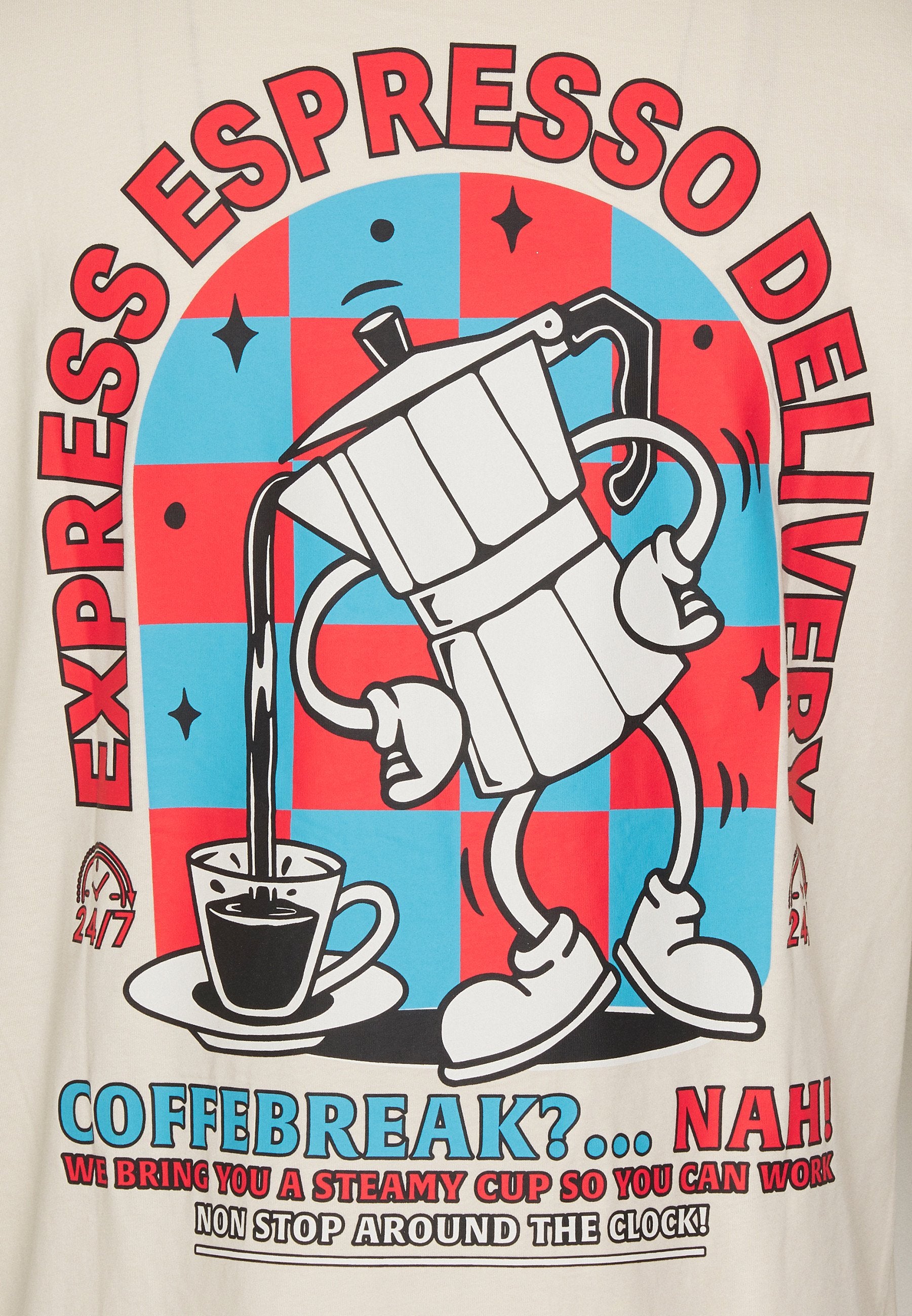 JORTOAST TEE CREW NECK - Print T-shirt - buttercream