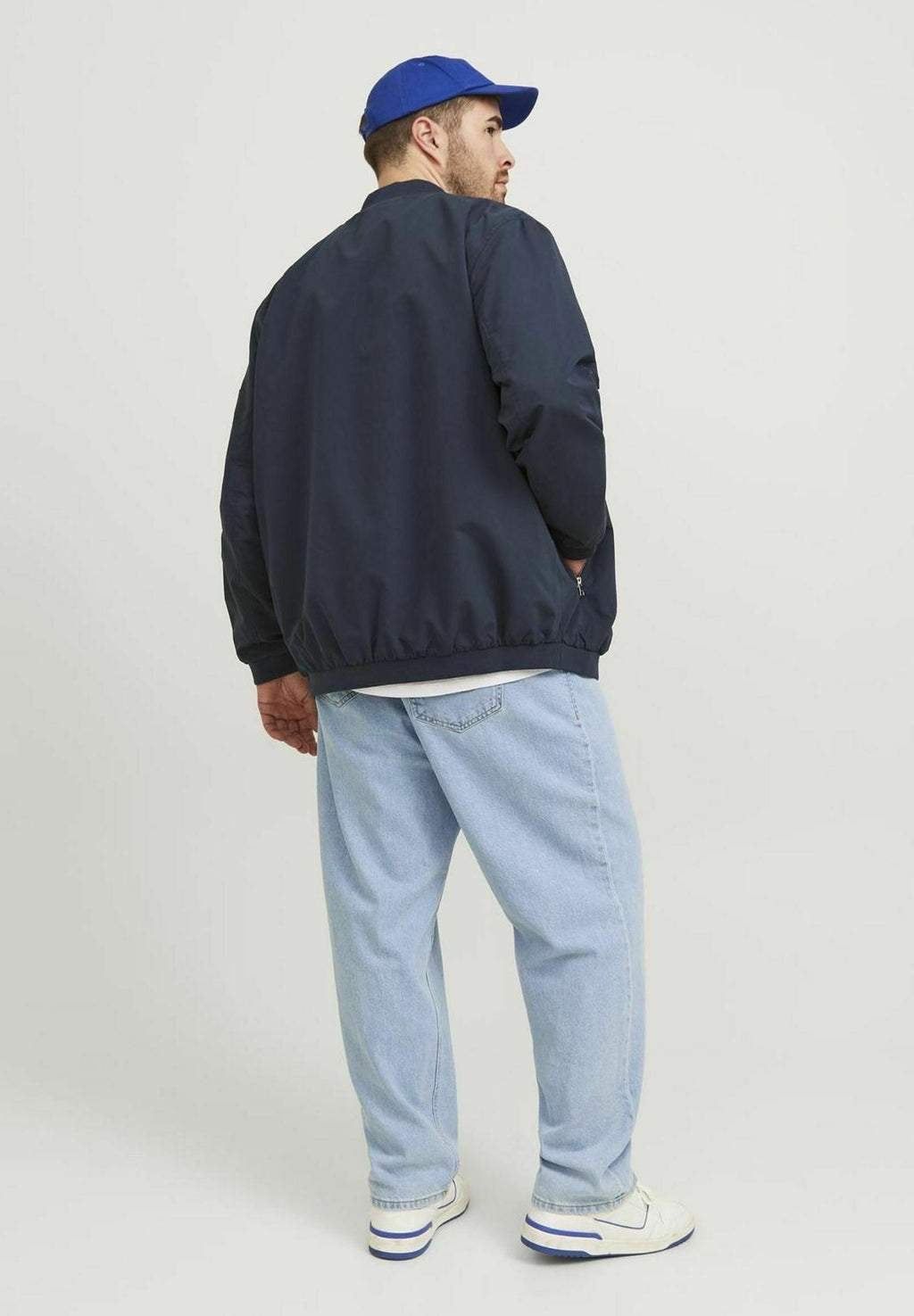 Relaxed Fit Plus Size JJICHRIS JJORIGINAL SQ 738 NOOS PLS - Relaxed fit jeans - blue denim