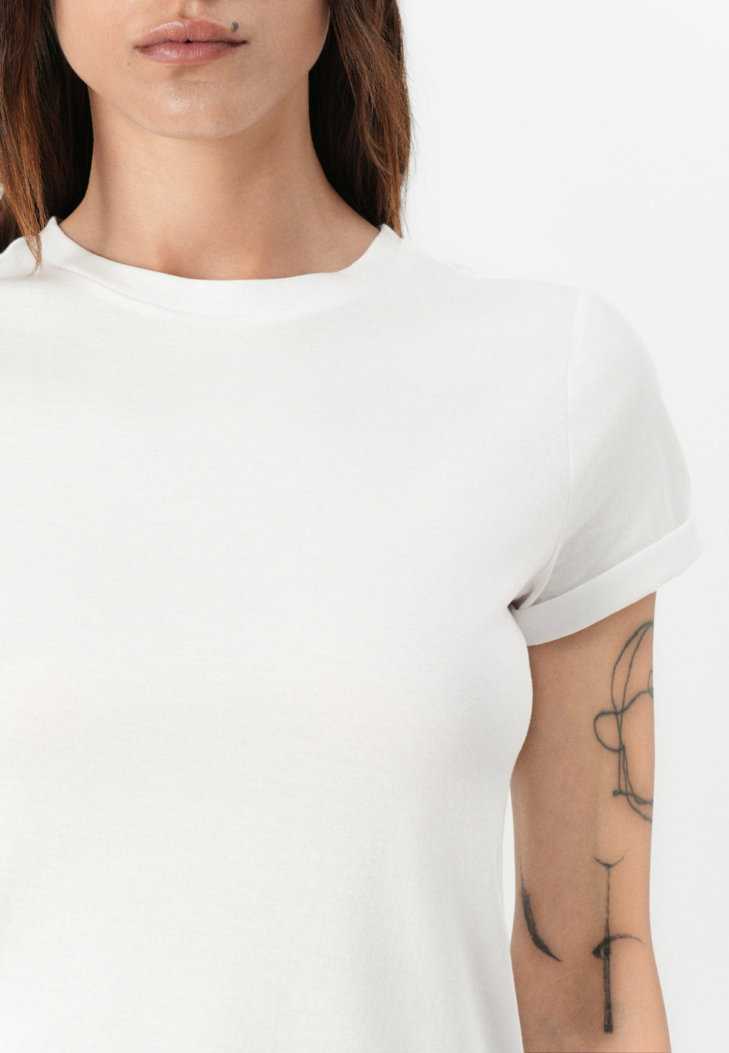 THE PLAIN TEE - Basic T-shirt - white