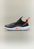 FLEX RUNNER UNISEX - Road running shoes - black/turf orange/white
