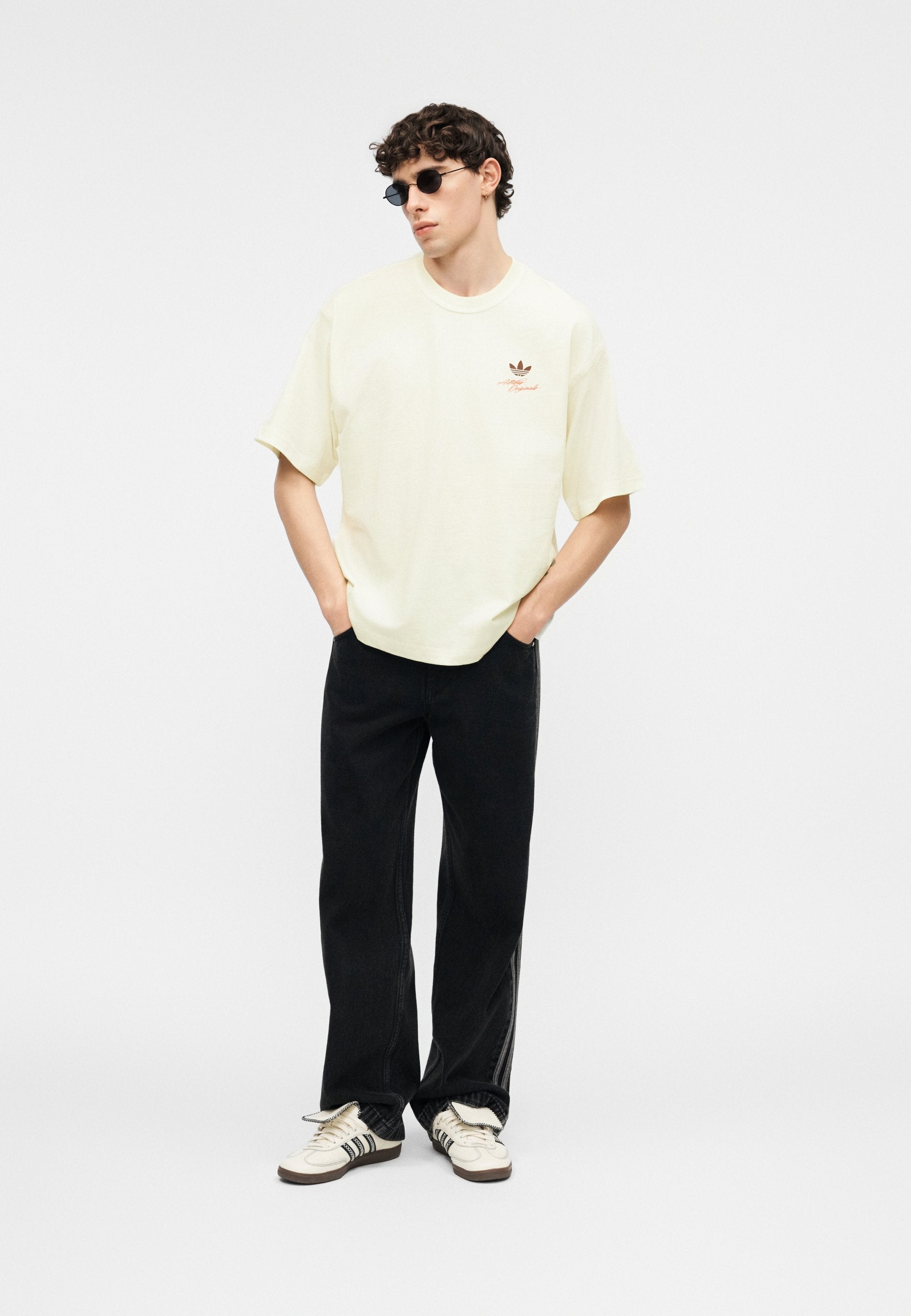 CHERRY TEE UNISEX - Print T-shirt - off-white