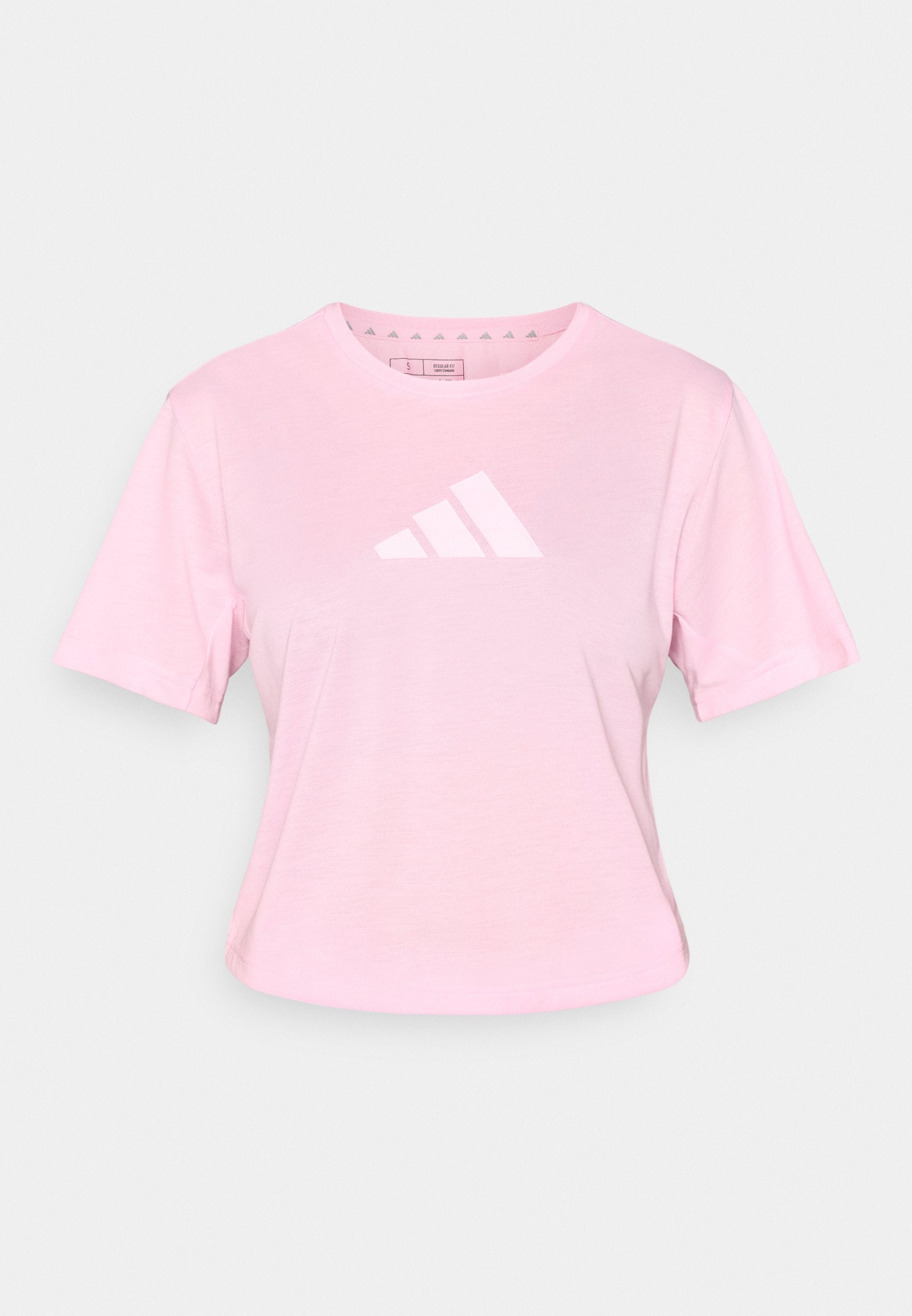 ADIDAS WORKOUT ESSENTIALS BIG PERFORMANCE LOGO TRAINING - T-shirt imprimé - true pink