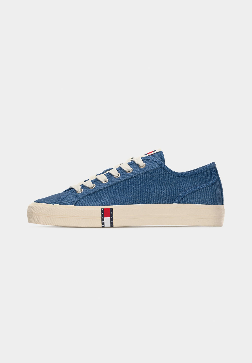 ARCHIVE FLAG STRIPE WASHED DENIM TRAINERS - Trainers - denim