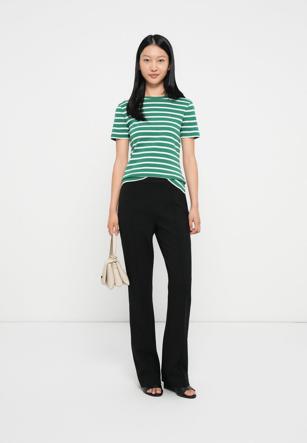 SLIM CODY - Print T-shirt - nouveau green/ecru