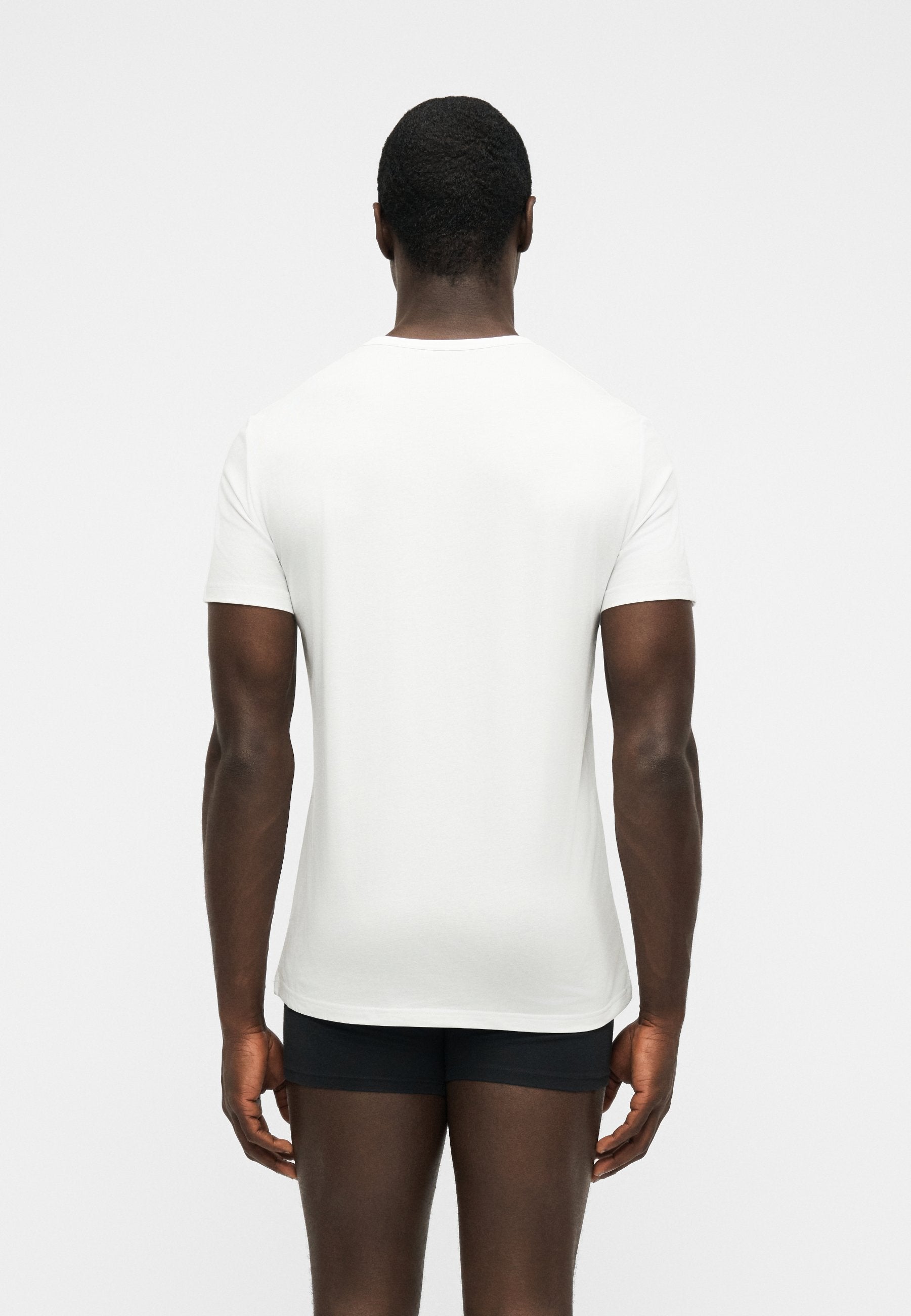 CORE LOGOBAND CREW NECK 2 PACK - Undershirt - white/black
