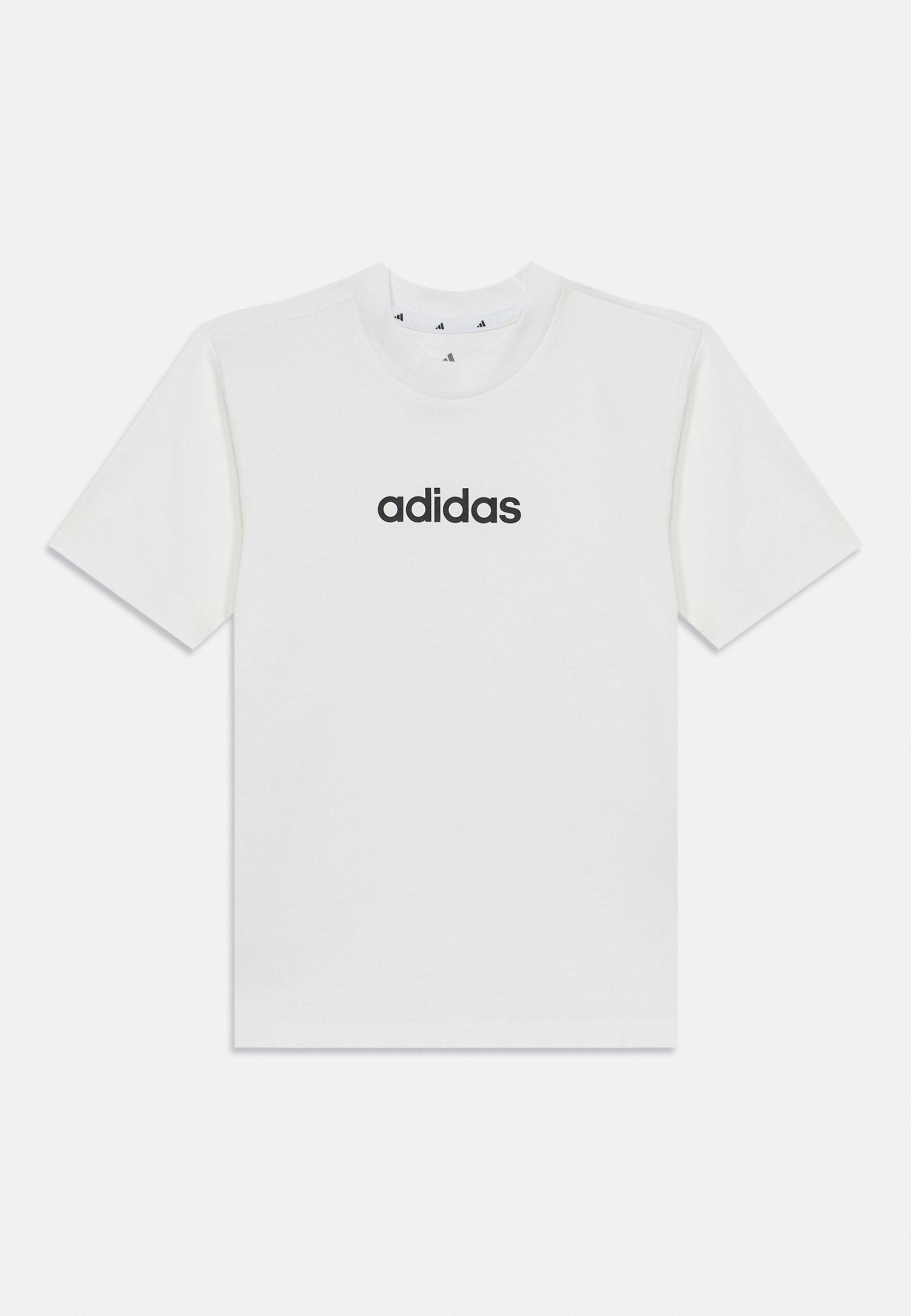 J LIN TEE UNISEX - Print T-shirt - white/black
